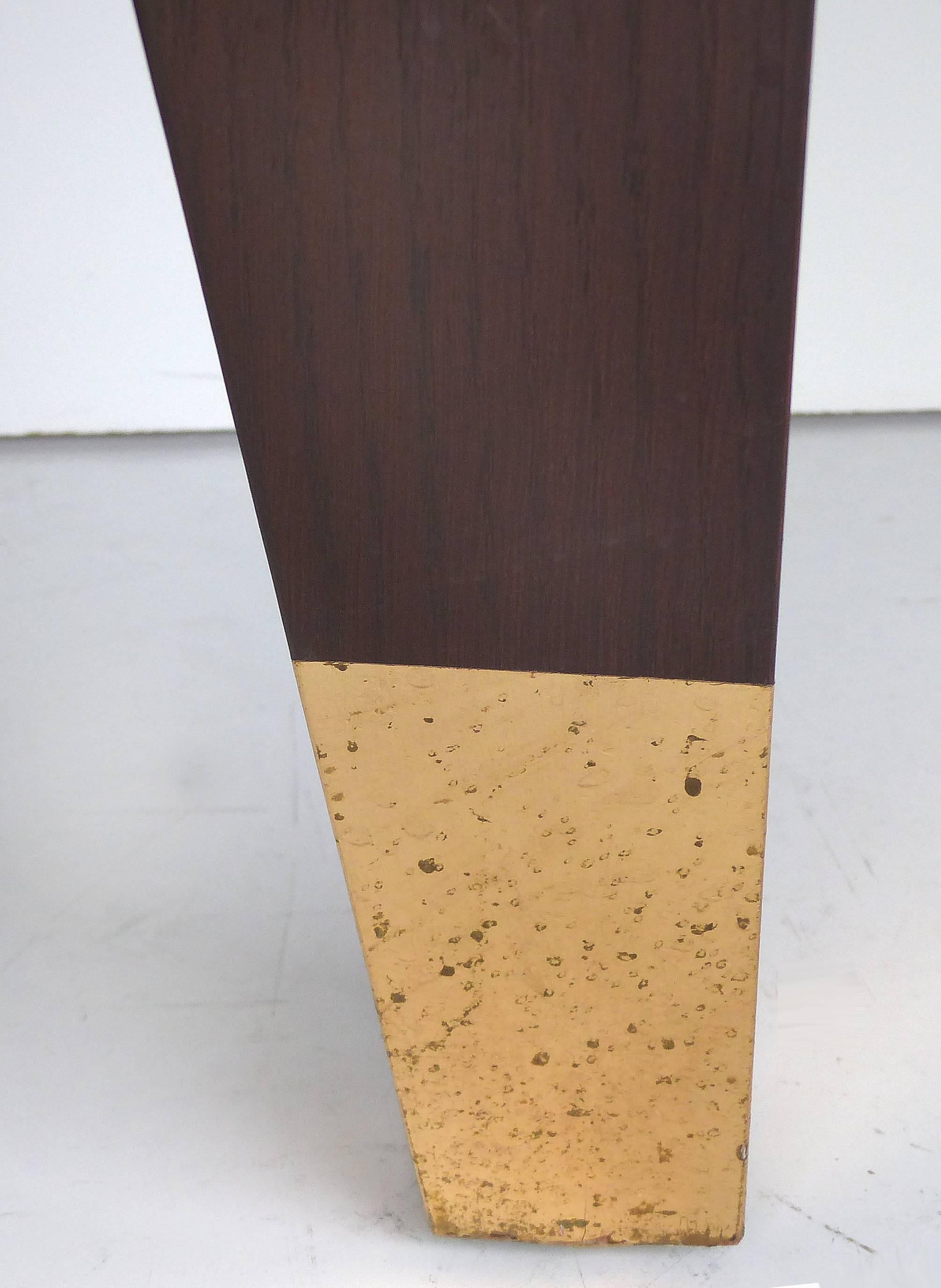 20th Century Vintage Donghia Console de Triomphe in Black Limba Wood