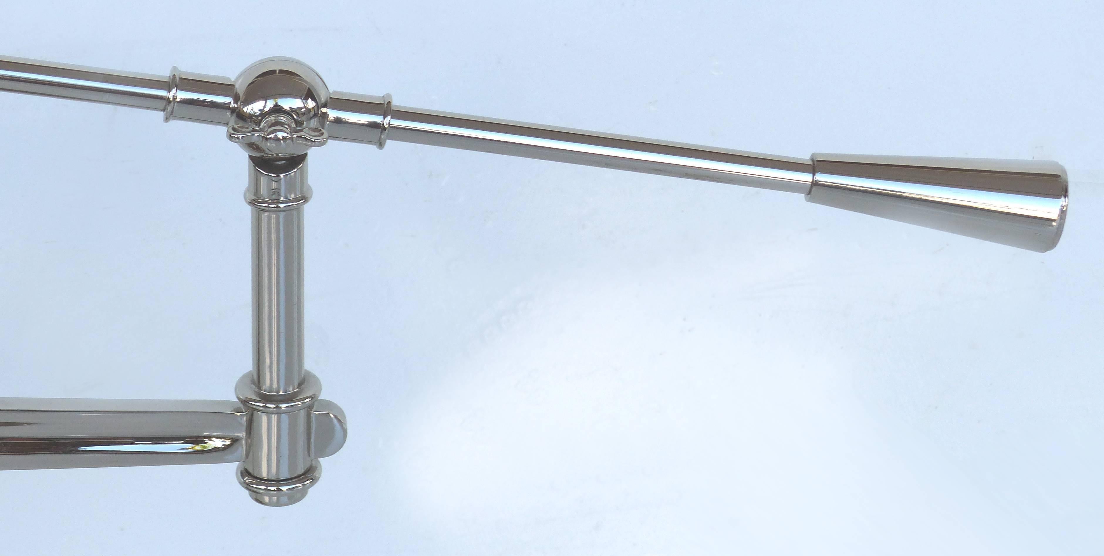Fine Quality Adjustable Chrome Task Lamp with Pivoting Arm 3
