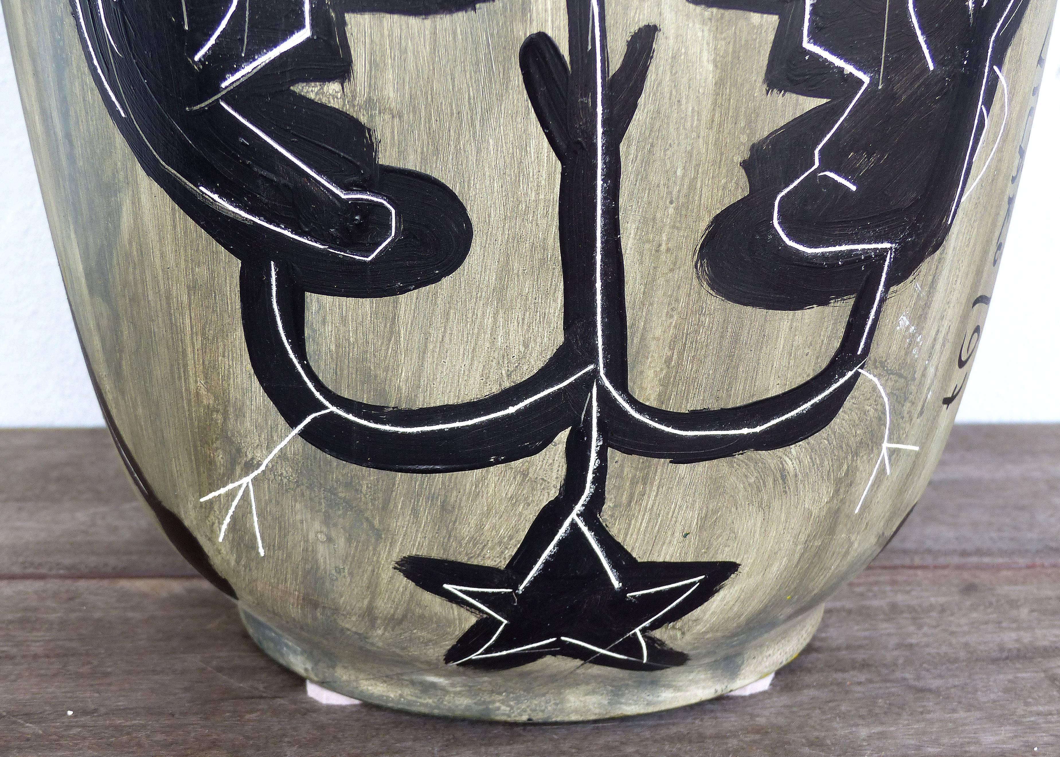 Monumental Carlos Paez Vilaro Clay Vase 1