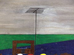 "Wharf's End" Oil on Canvas by Sophy P. Regensberg Signed & Dated