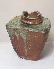 Contemporary Japanese Ceramic Vase by Fujioka Shuhei