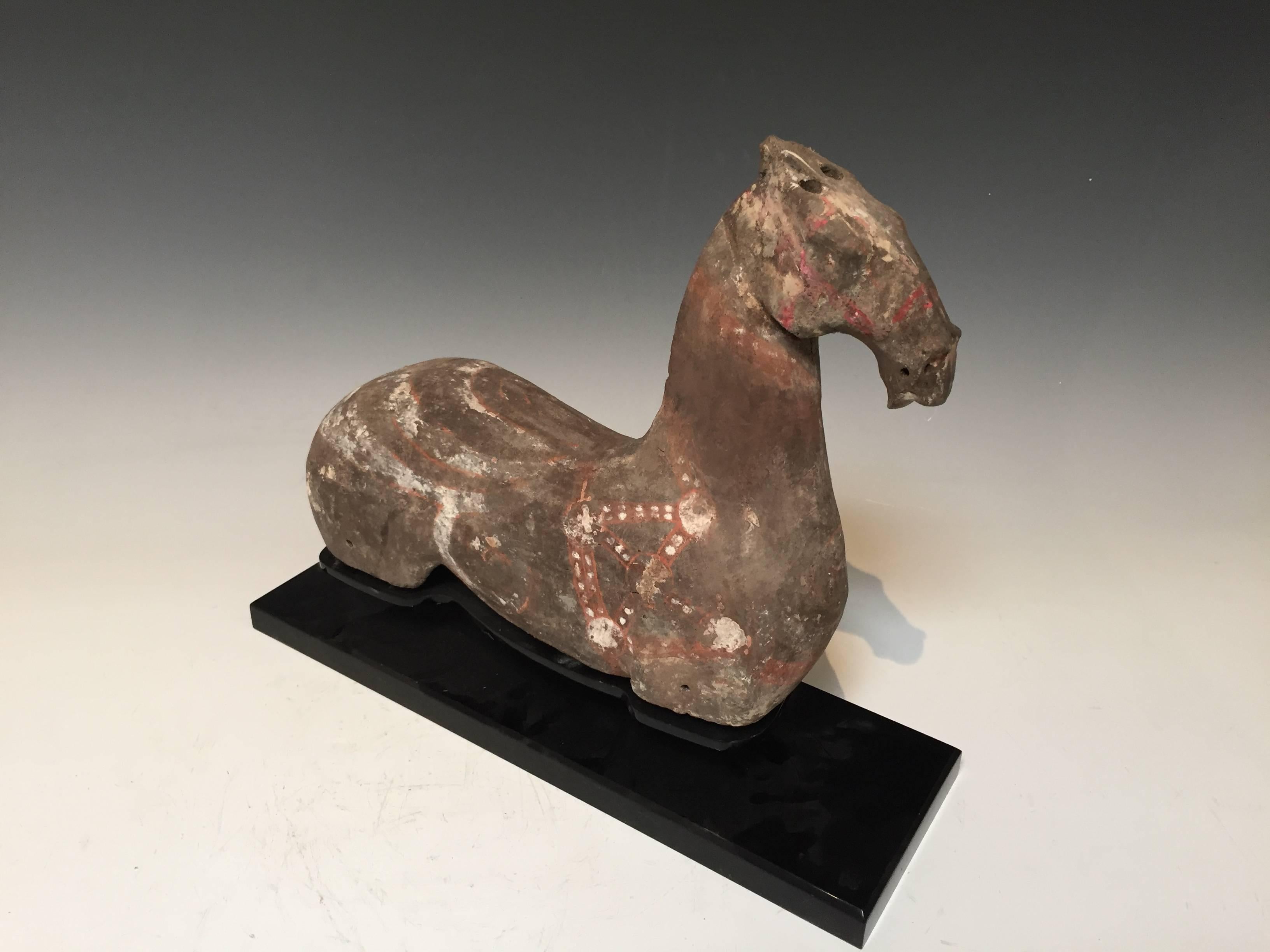 Chinese Han Dynasty Reclining Horse