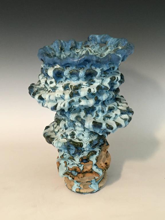 Contemporary Ceramic Sculpture Vase by Satoru Hoshino at 1stDibs