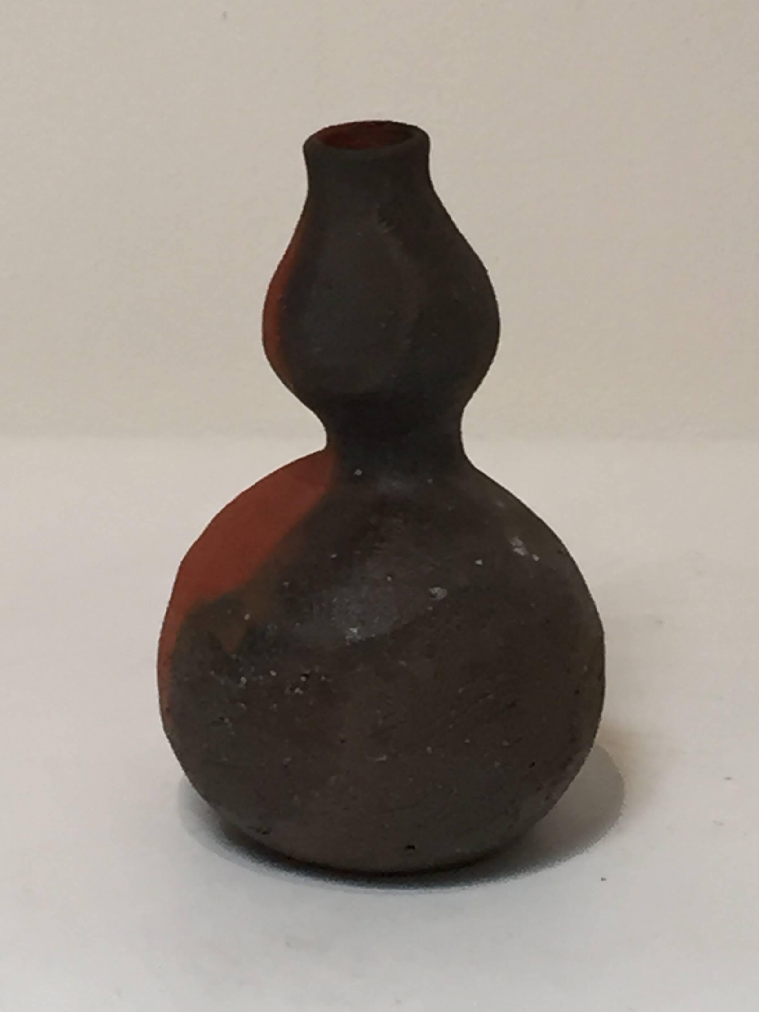 Ceramic Contemporary Sake Flask by Japanese Potter Osawa Tsuneo