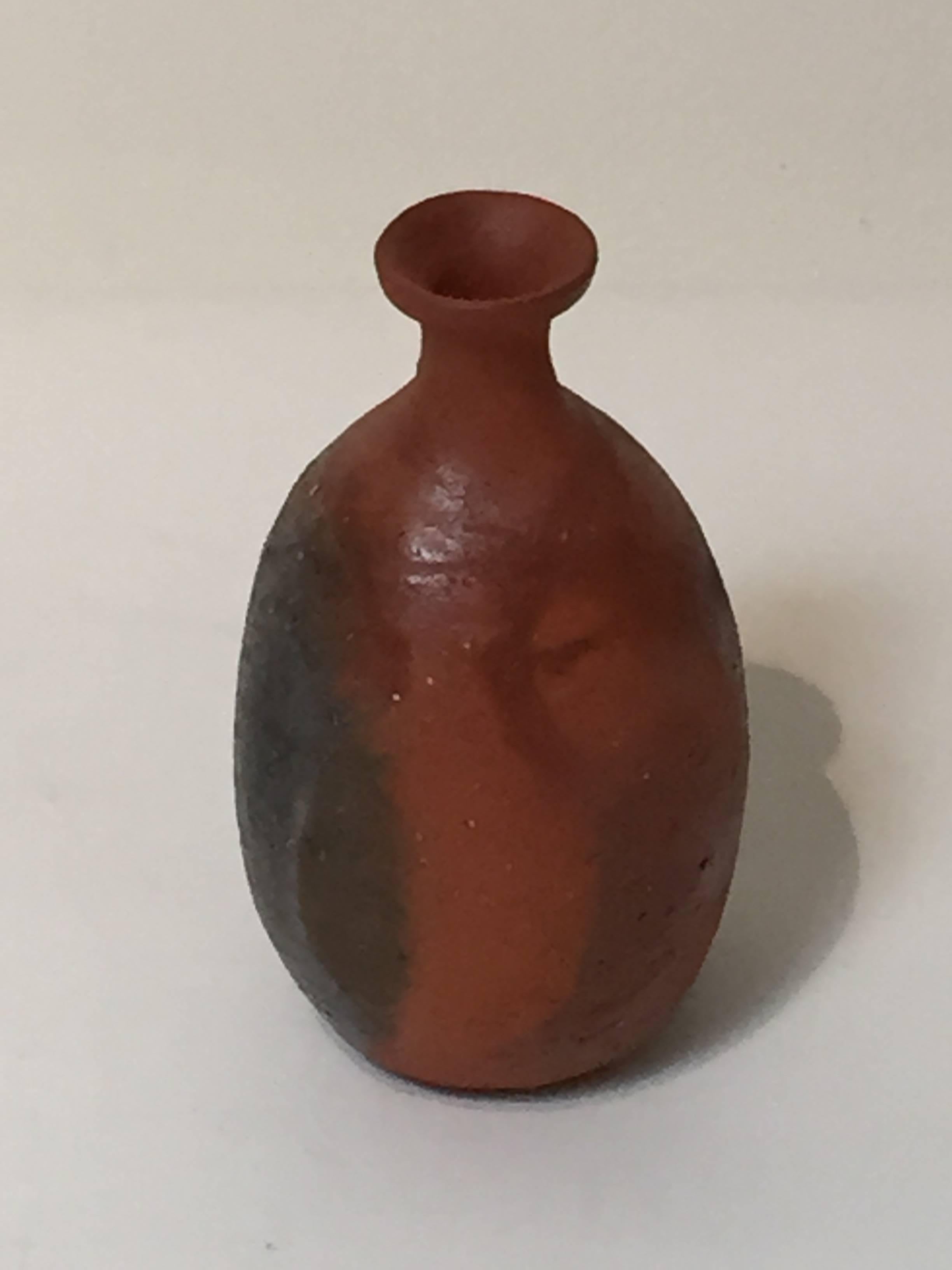 Ceramic Contemporary Sake Flask ‘Tokkuri’ by Japanese Potter Osawa Tsuneo For Sale