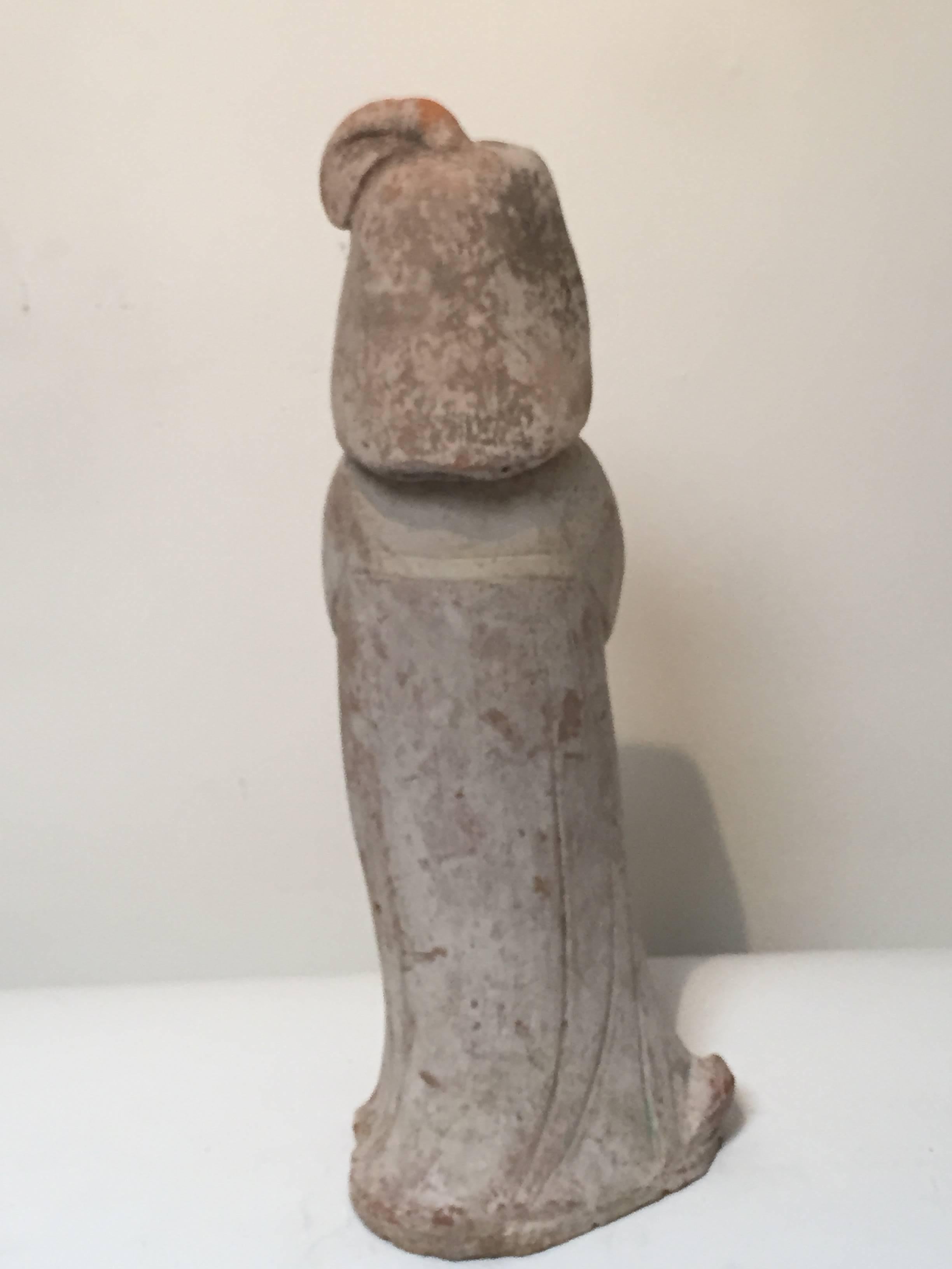 8th Century Tang Dynasty Court Lady In Good Condition For Sale In Los Angeles, CA