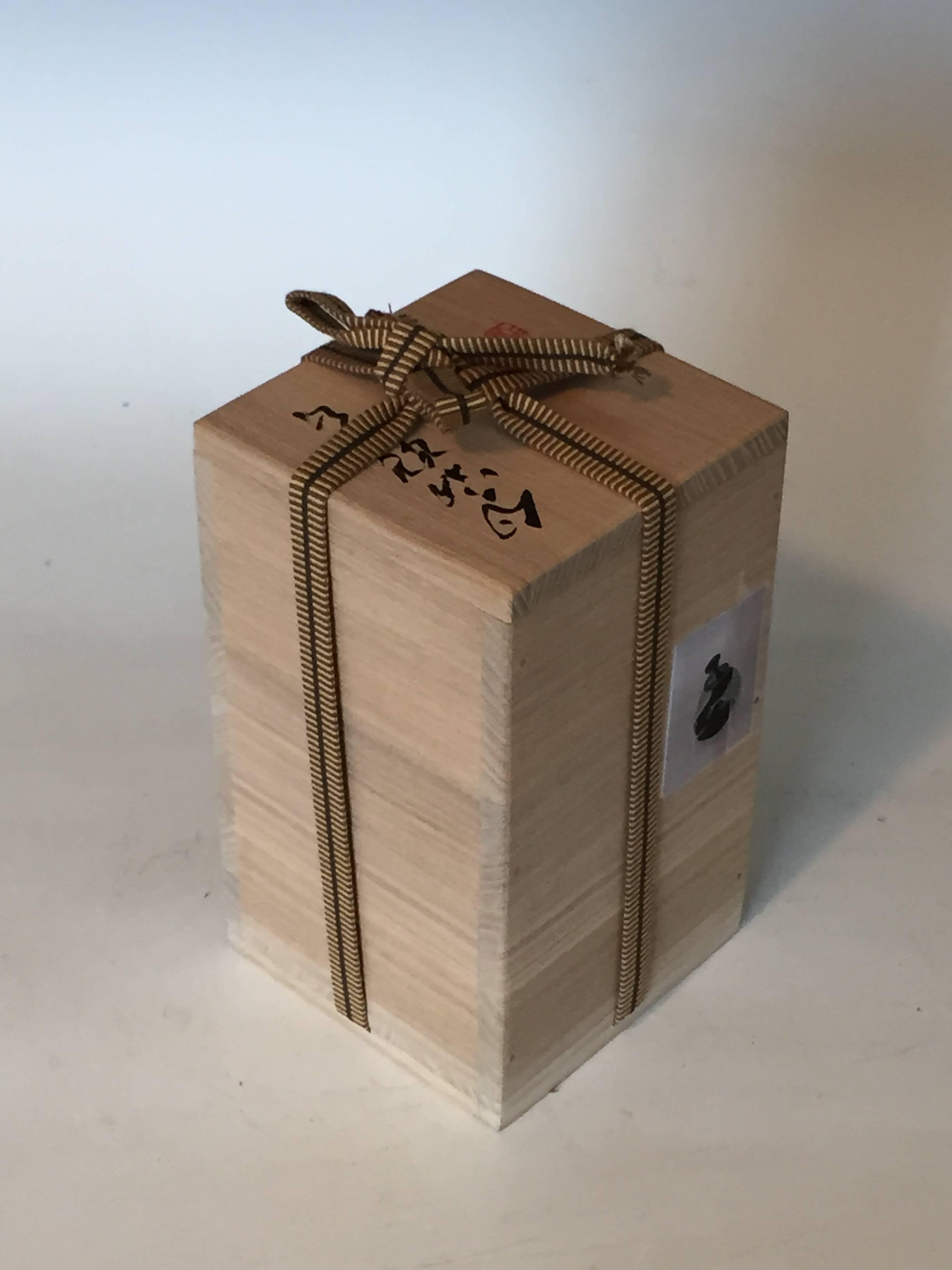 Contemporary Japanese Sake Bottle by Kakurezaki Ryuichi For Sale 1