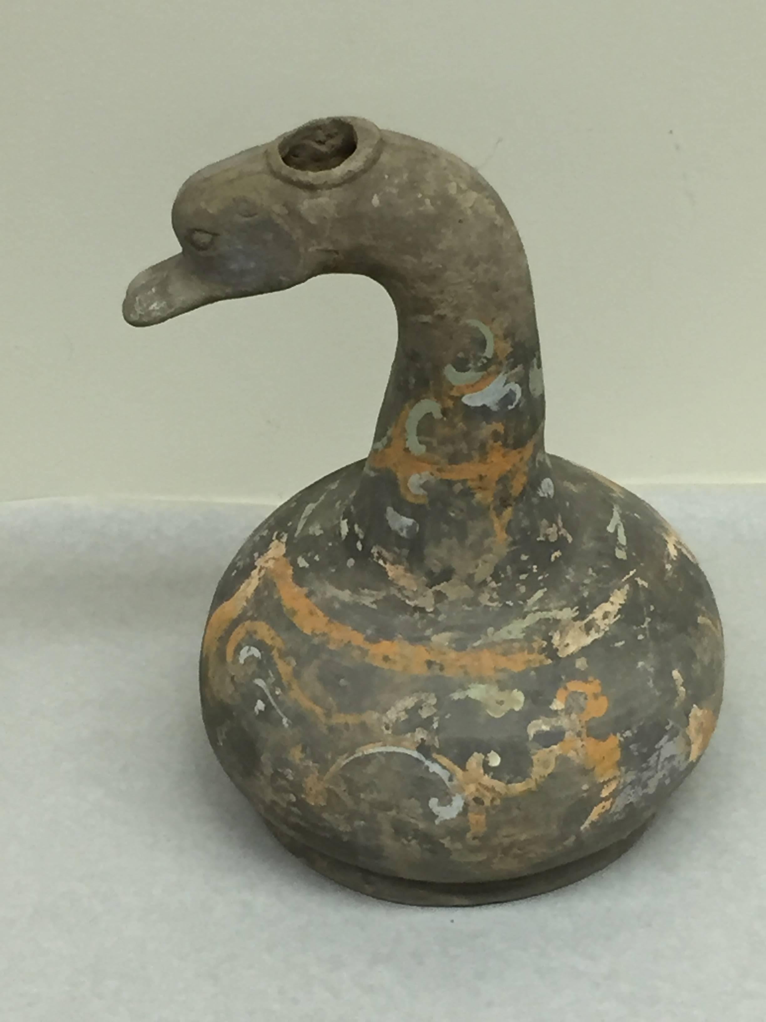 Chinese Antique Pottery Jar from The Han Dynasty  For Sale