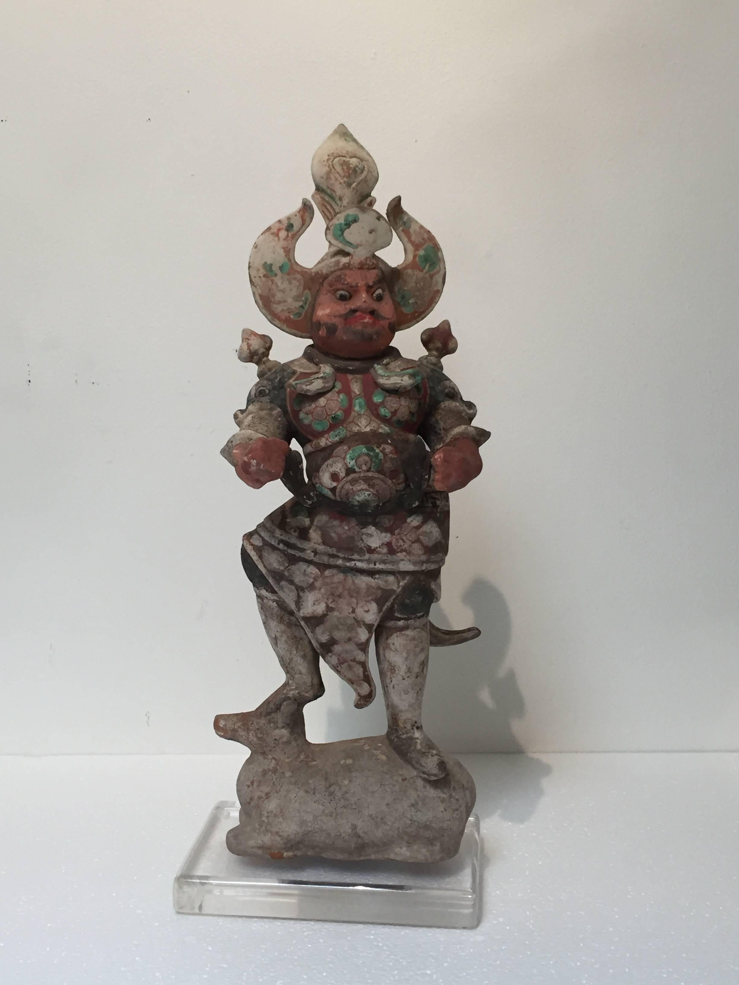 8th Century Tang Dynasty Guardian Figure 2