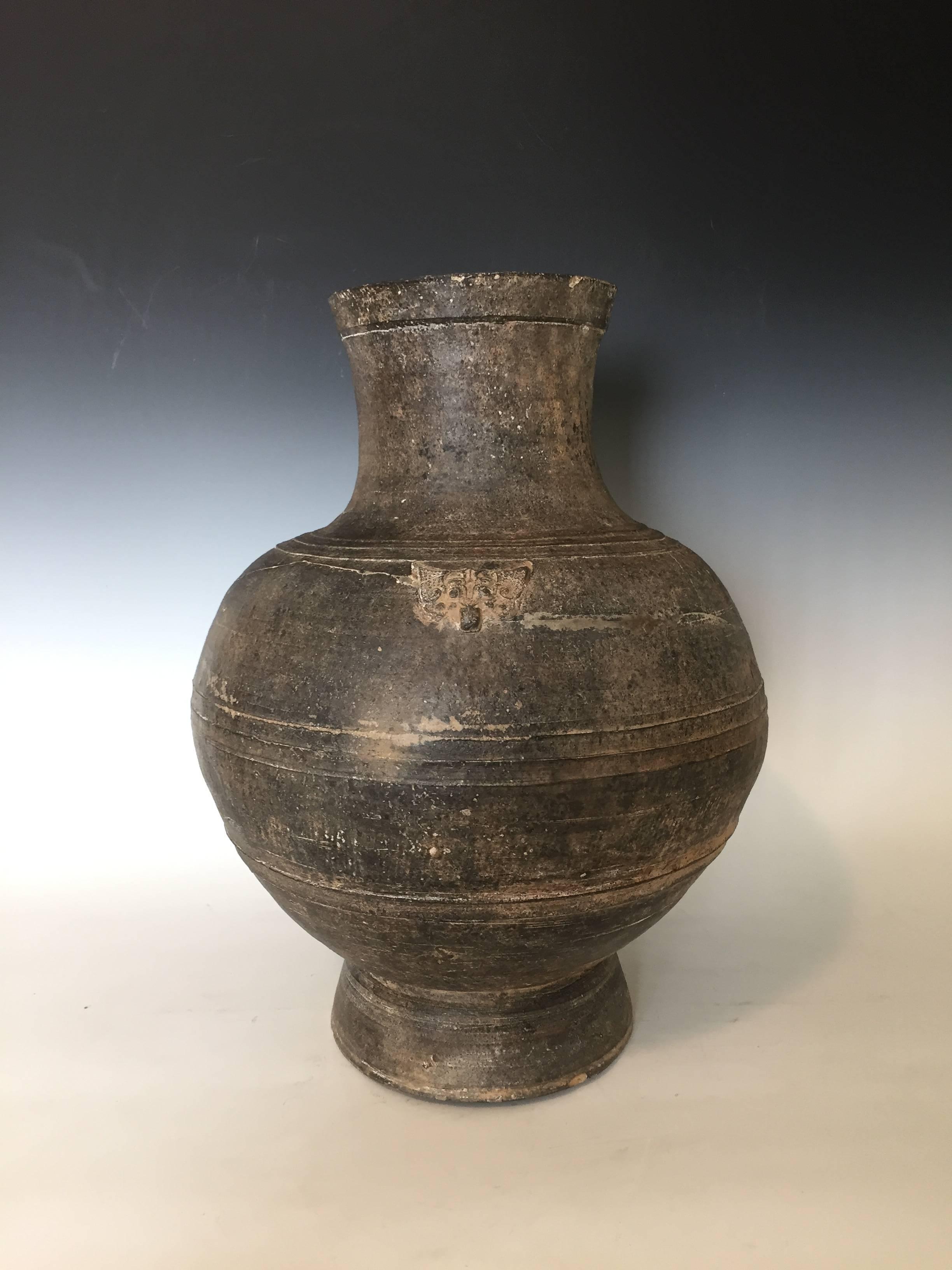 Pair of Large Han Dynasty Jars 3