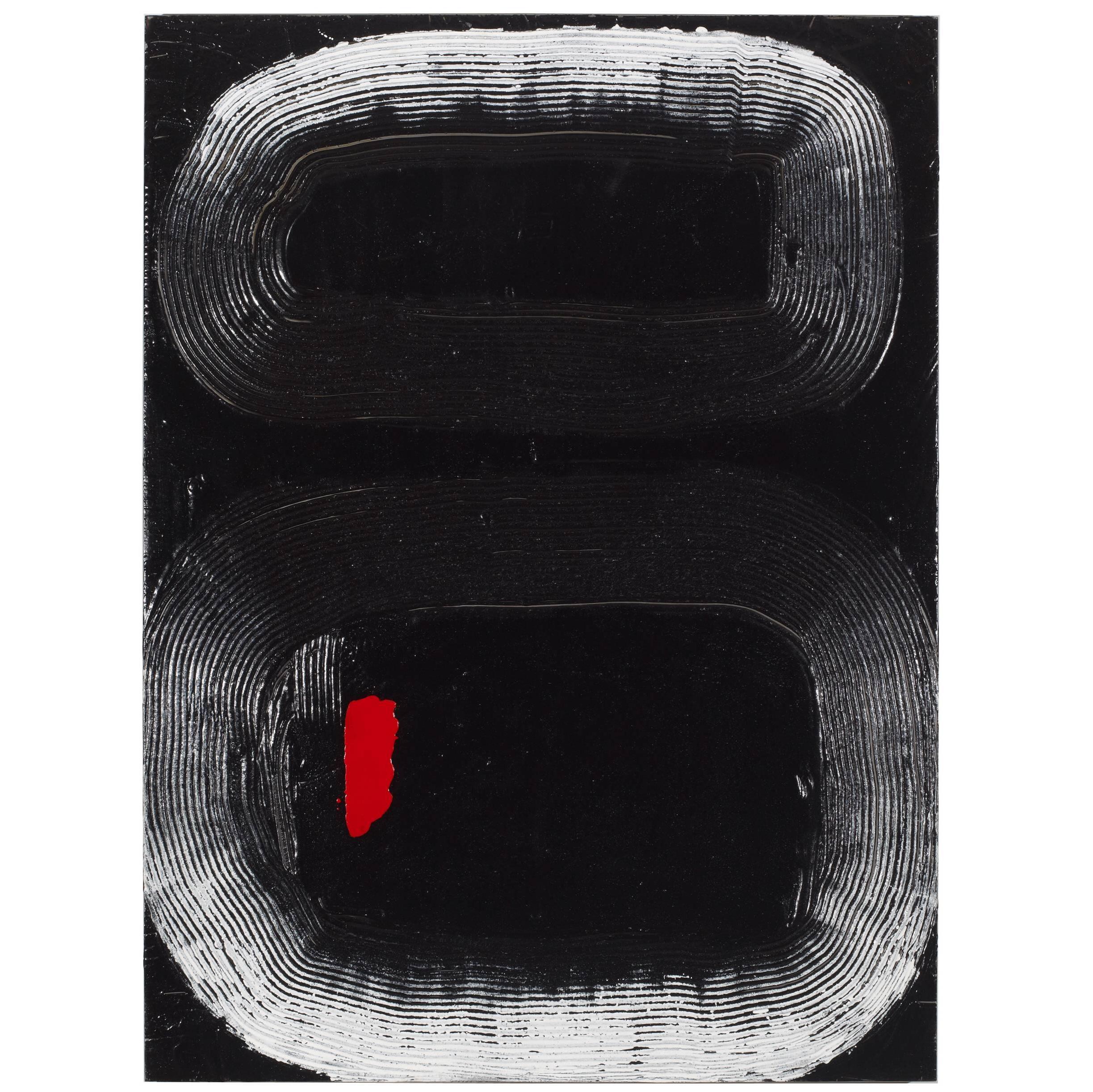 Martha Sturdy, Contemporary Resin on Steel, "Rake #239" For Sale