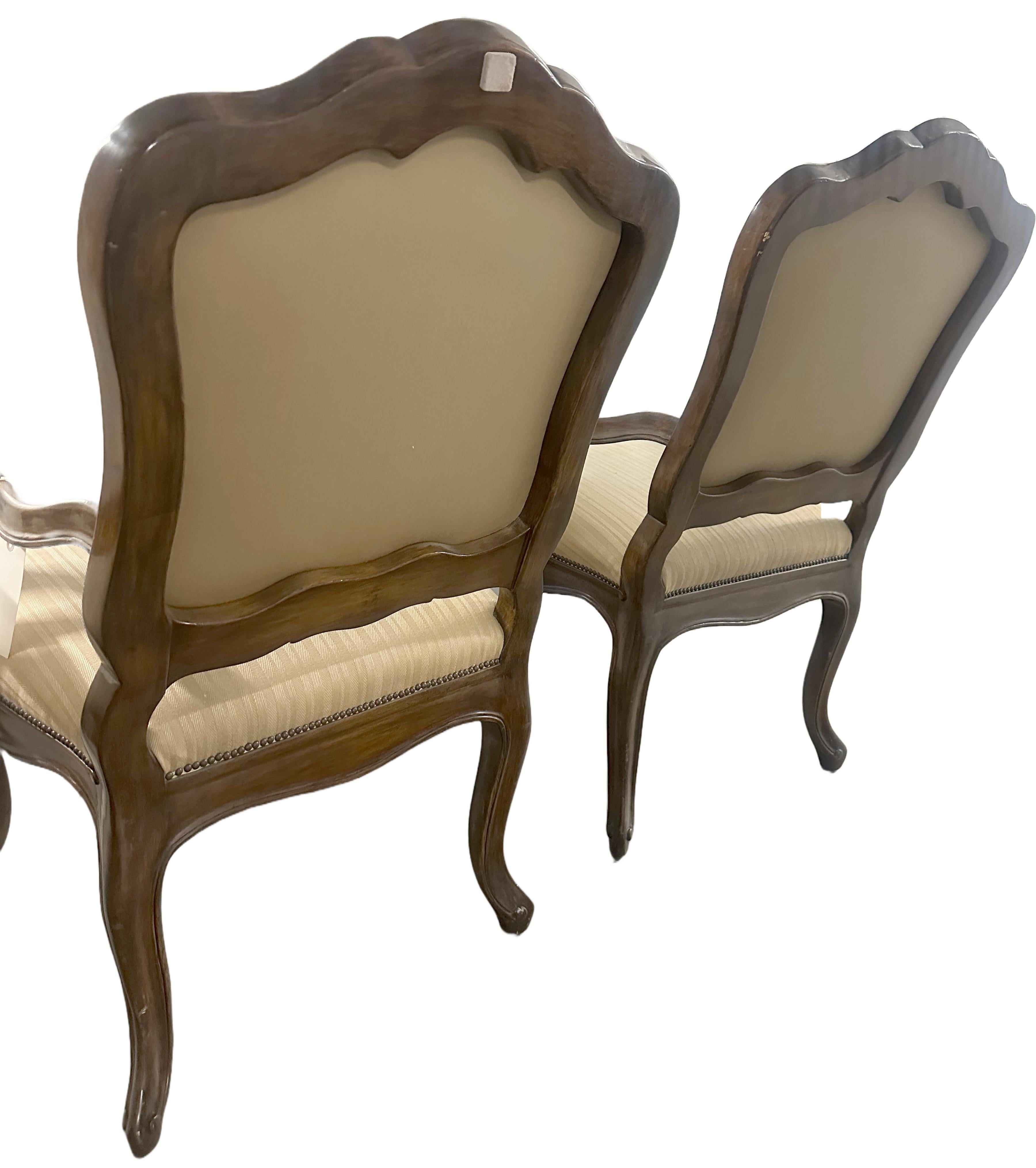 20ième siècle Ensemble de quatre fauteuils portugais patinés du 20e siècle Dennis & Leen en vente
