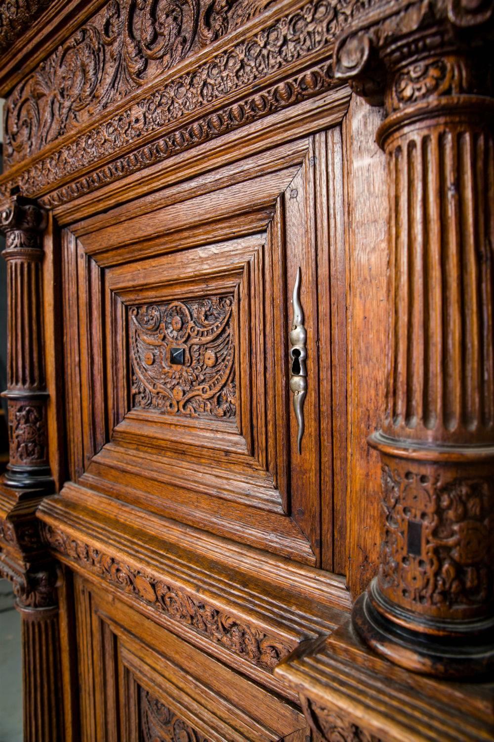 17th Century Oak Cupboard 1