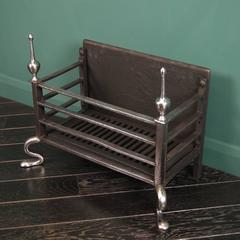 Wrought-Iron Railed Fireplace Fire Basket