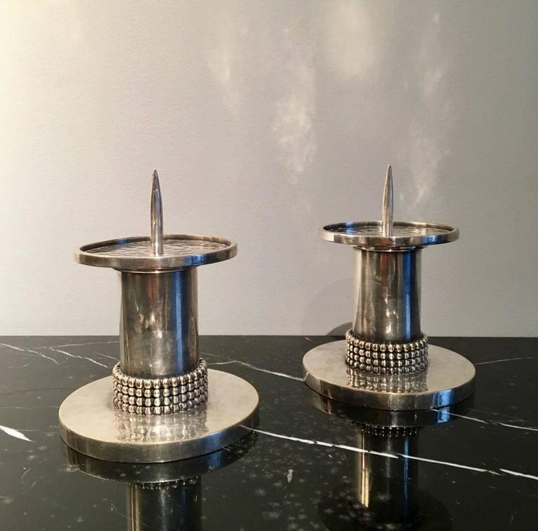 Pair of Candle Spikes at 1stDibs