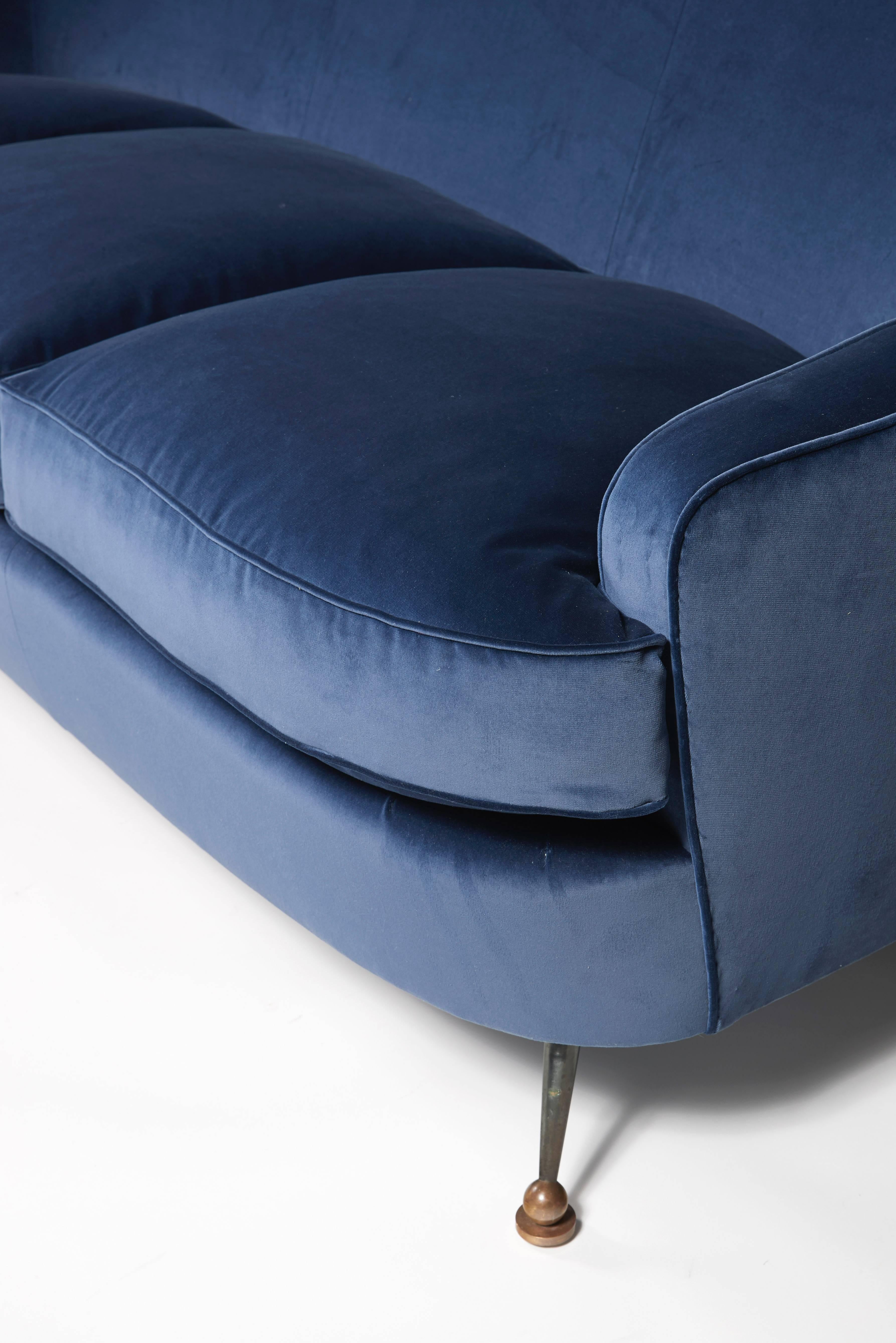 Sofa and Pair of Armchairs by Jules Leleu, circa 1956 In Excellent Condition In Paris, FR