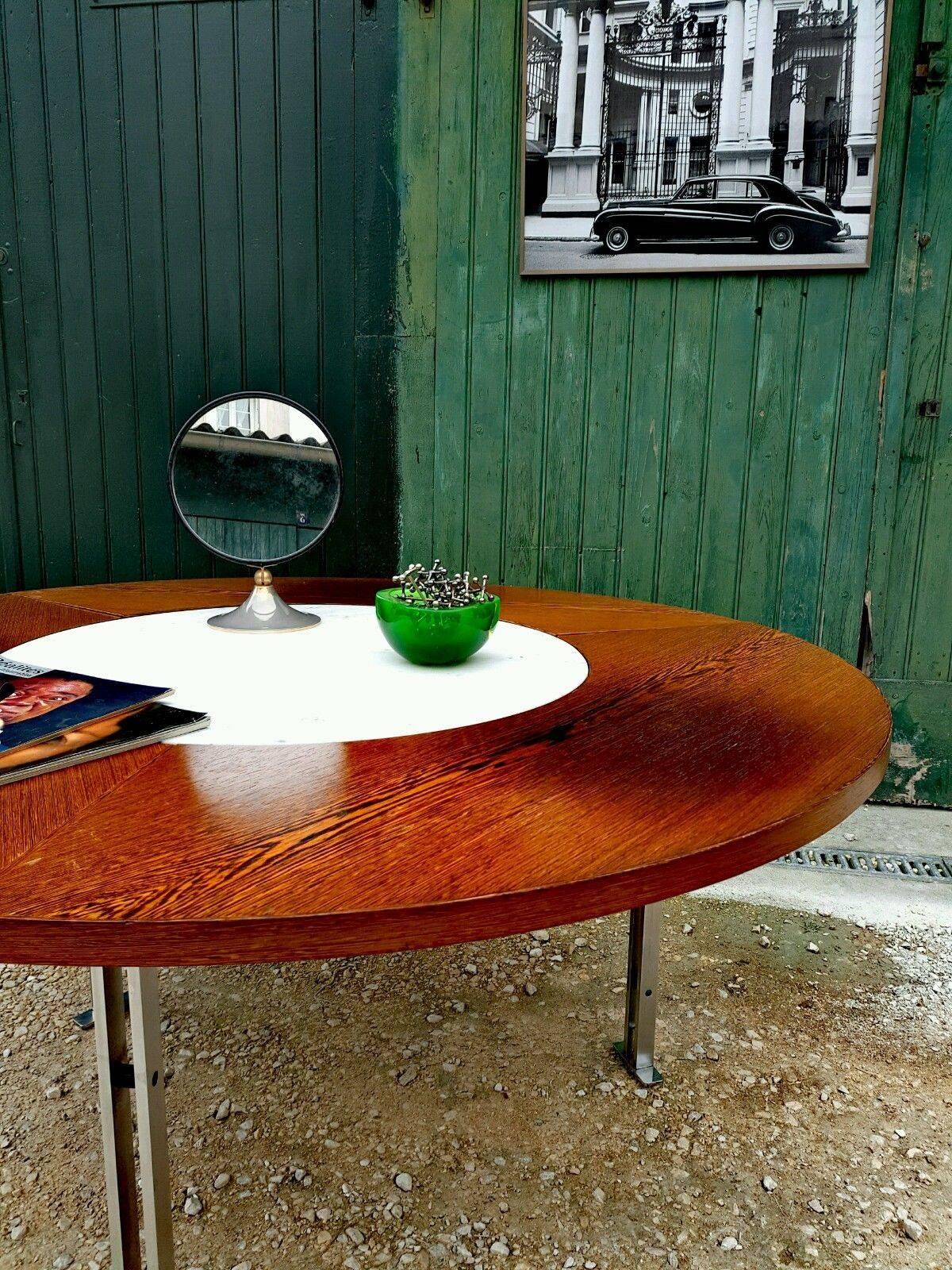 Rare Preben Fabricius & Jorgen Kastholm Dining Table In Excellent Condition In L'Escala, ES