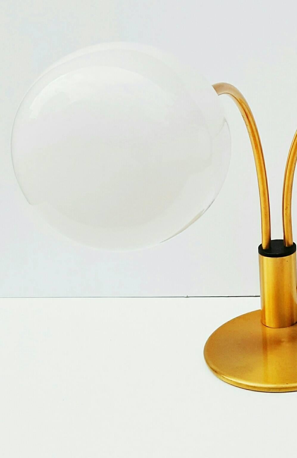 20th Century French Arc Table Lamp, circa 1970 For Sale