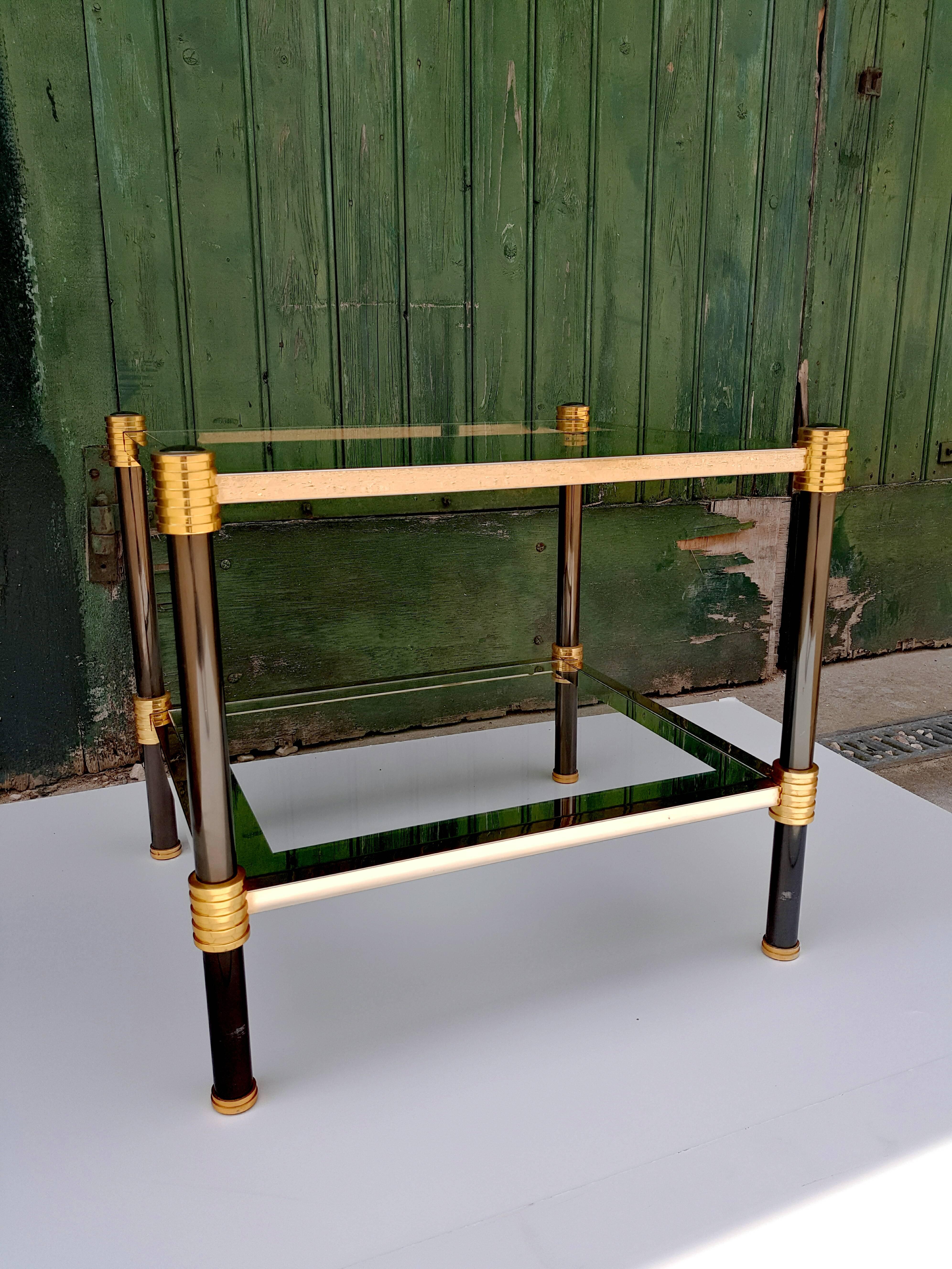 Mid-Century French End Table by Maison Raphael For Sale 2