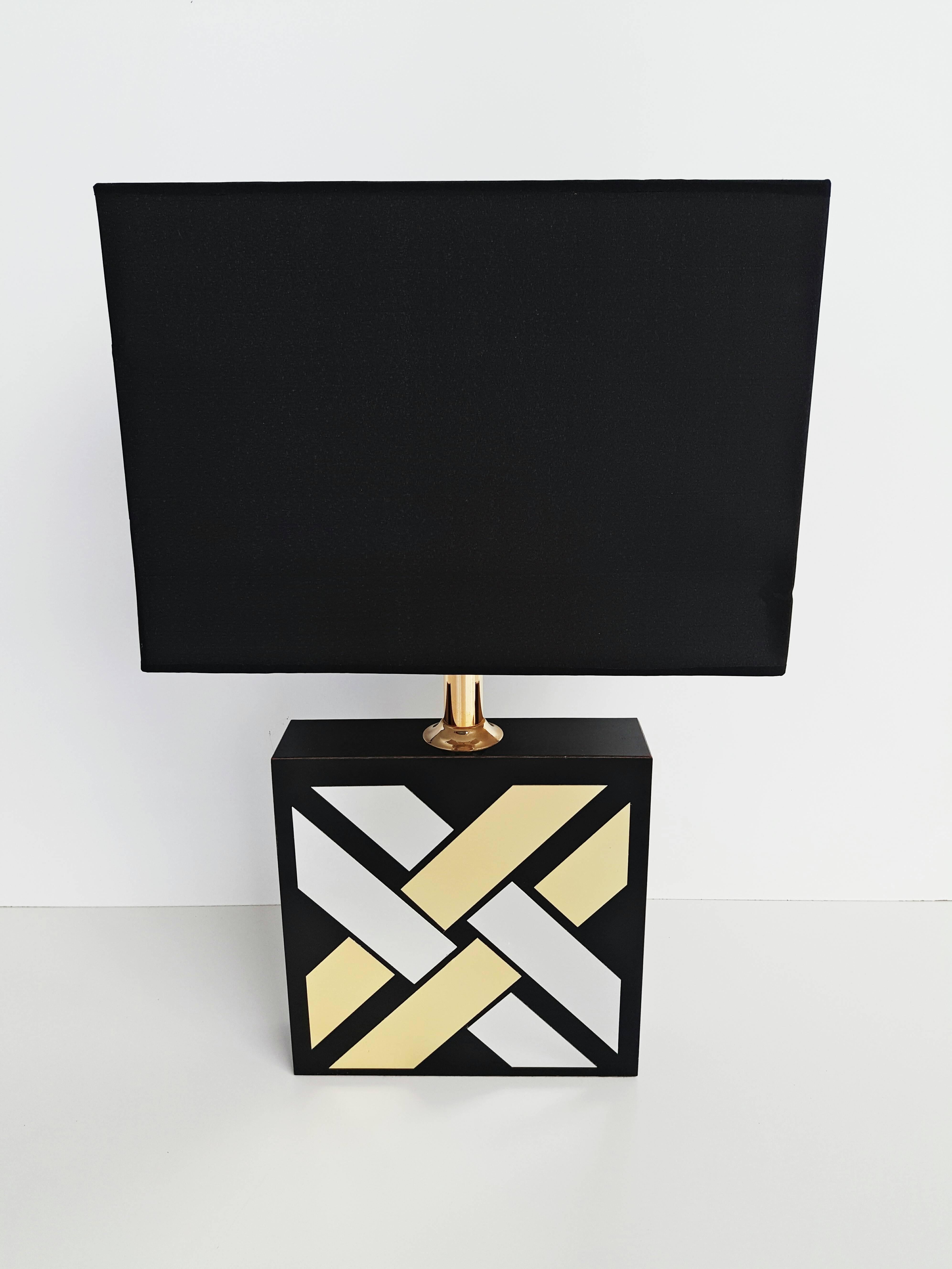 Willy Rizzo Table Lamp, 1970s 1
