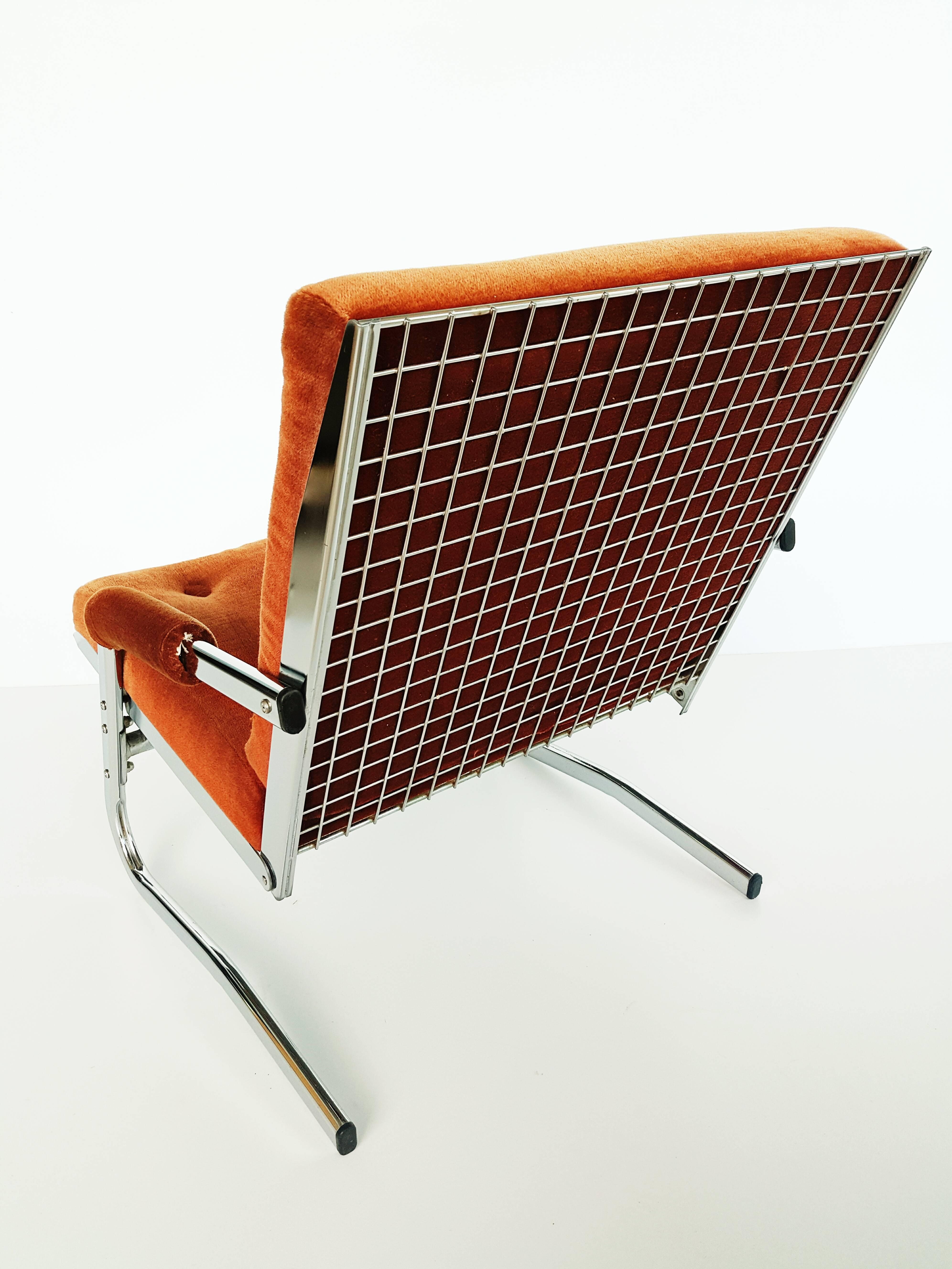 20th Century French Lounge Armchair by Pierson, 1970s