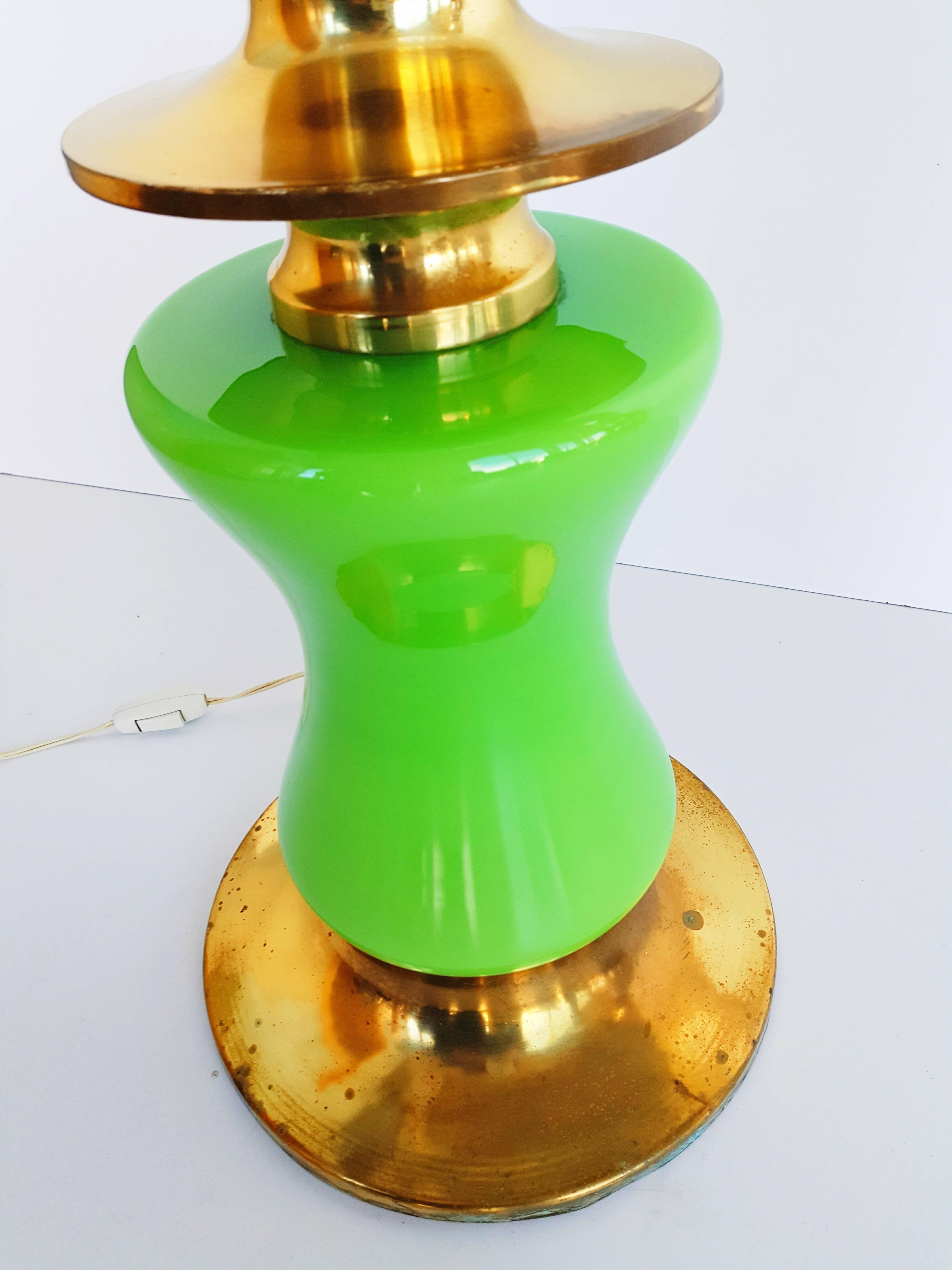Great Murano Mid-Century Table Lamp In Good Condition In L'Escala, ES