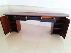 Very Large Rosewood Artona Console by Afra and Tobia Scarpa for B & B