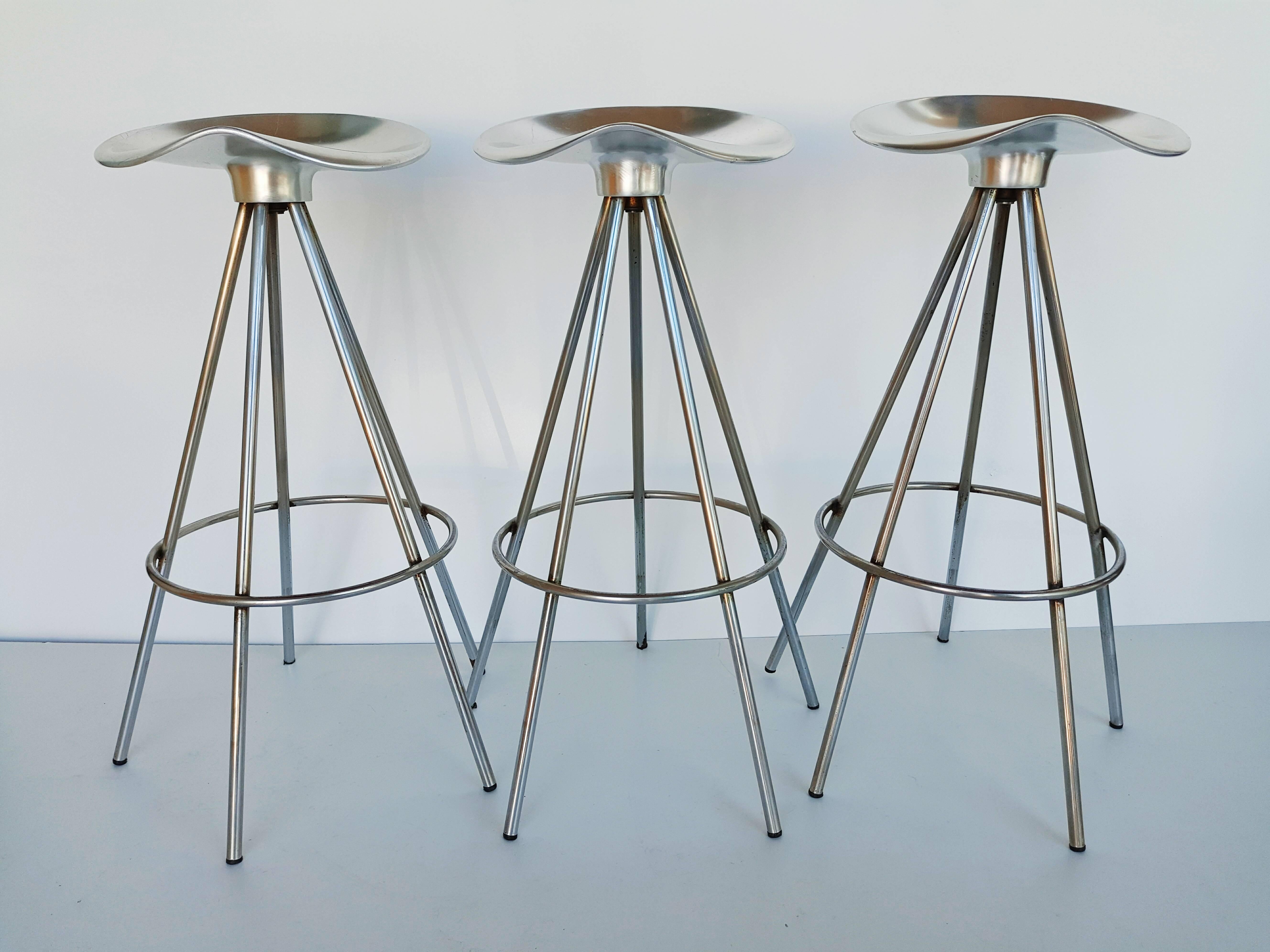 Set of Three Pepe Cortes Jamaica Stools by Amat for Knoll 1