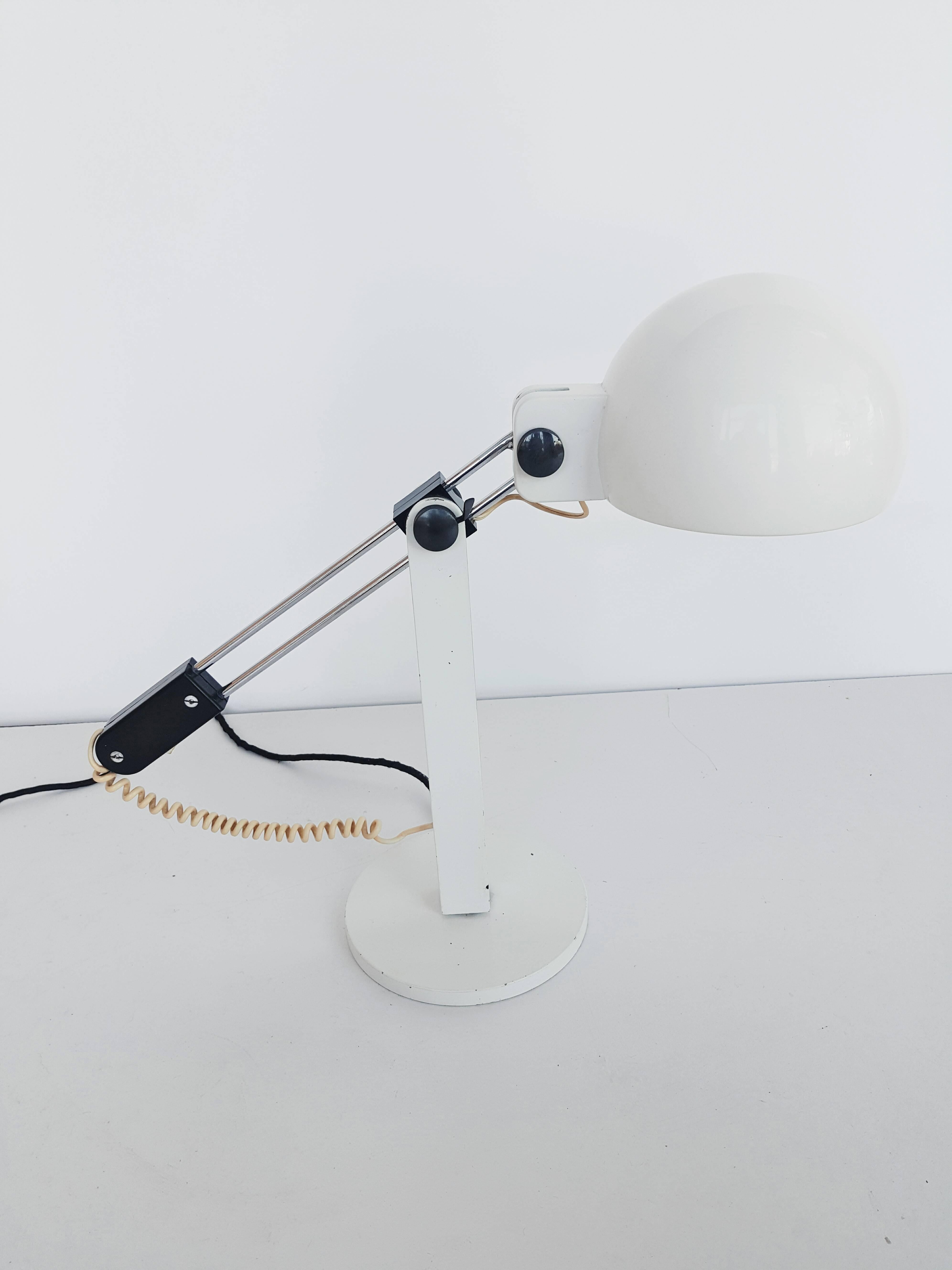 20th Century Large Size Swivel Table Lamp by Miguel Milá for Tramo, Spain, 1970s For Sale