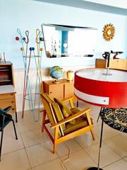 Rare porte-manteau multicolore ''Clef De Sol'' de Roger Feraud, années 1950