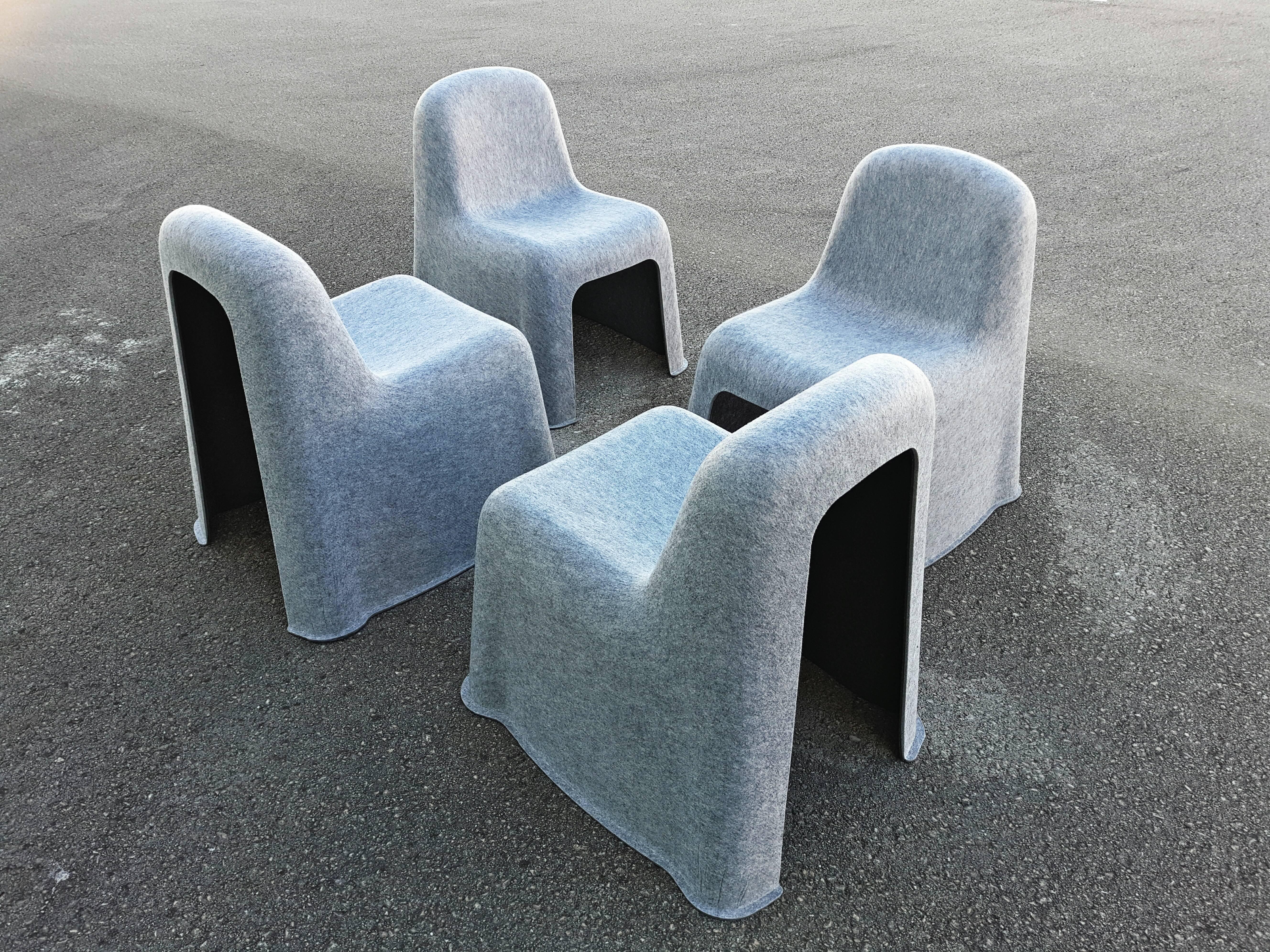 Danish Set of Four Nobody Chairs by Poul Christiansen and Boris Berlin, Denmark, 2007