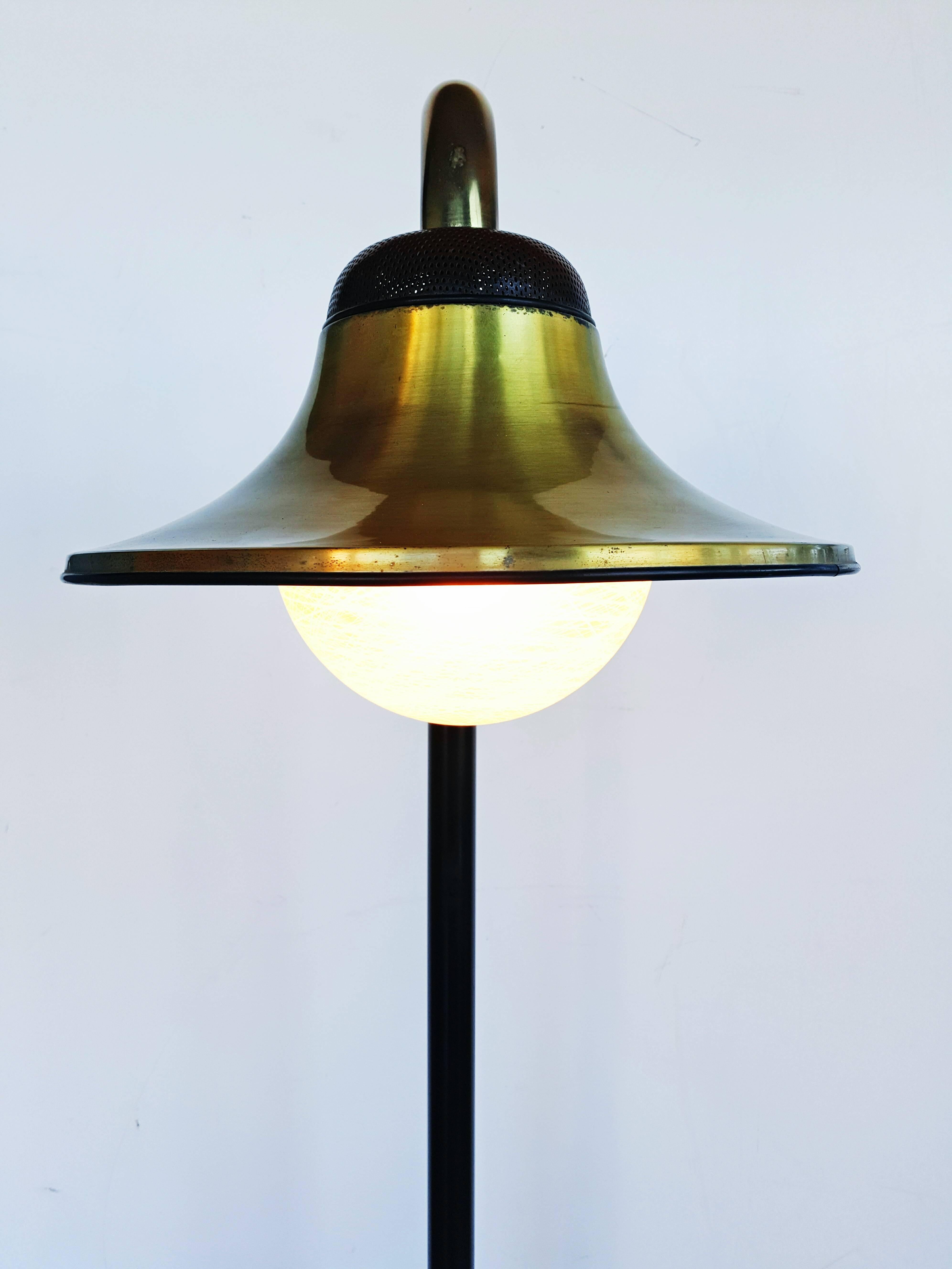 Rare Midcentury Large Floor Lamp In Good Condition For Sale In L'Escala, ES