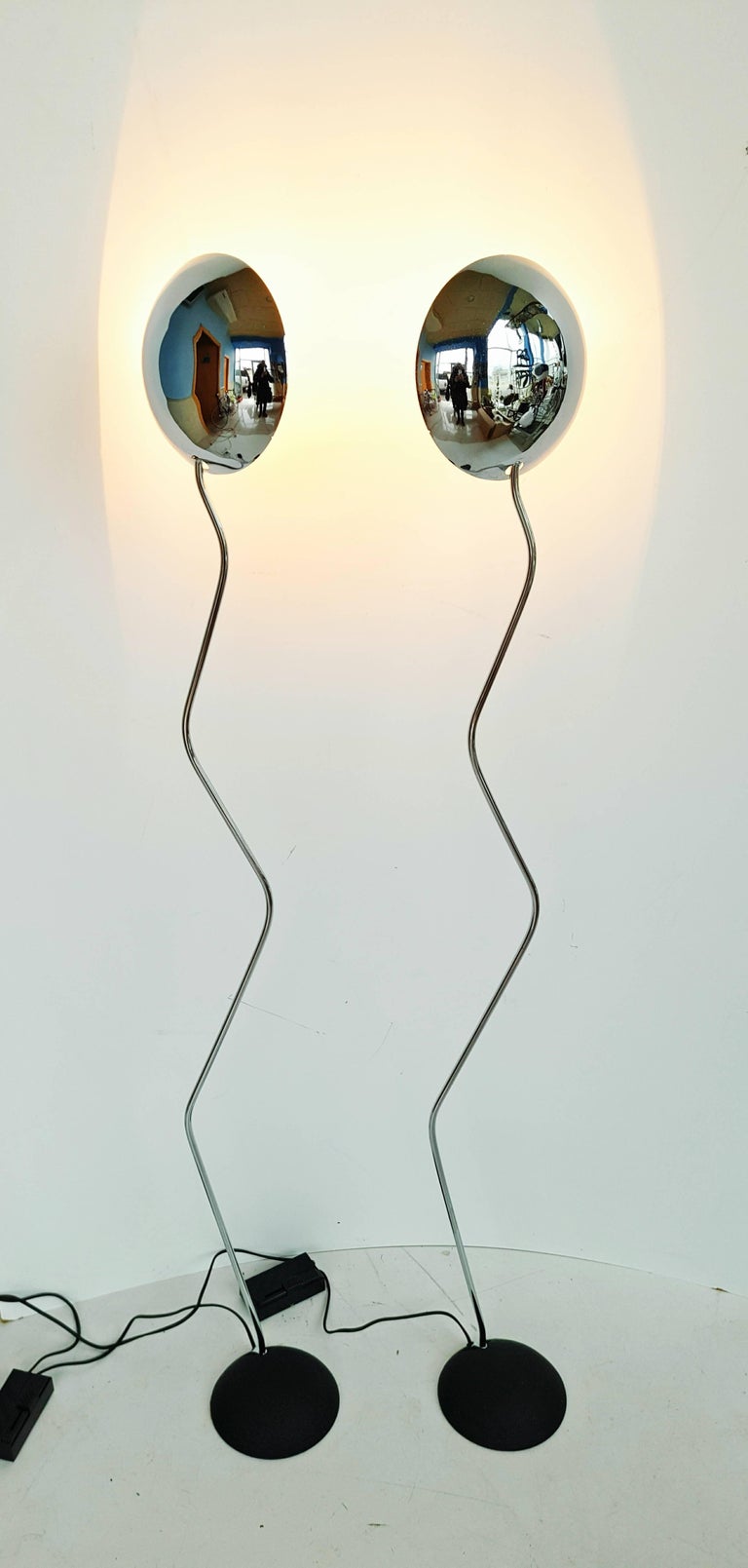 Pair of 1970s Italian Floor Lamp For Sale at 1stDibs