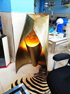 Rare Large Original Artist Creation Floor Lamp Signed