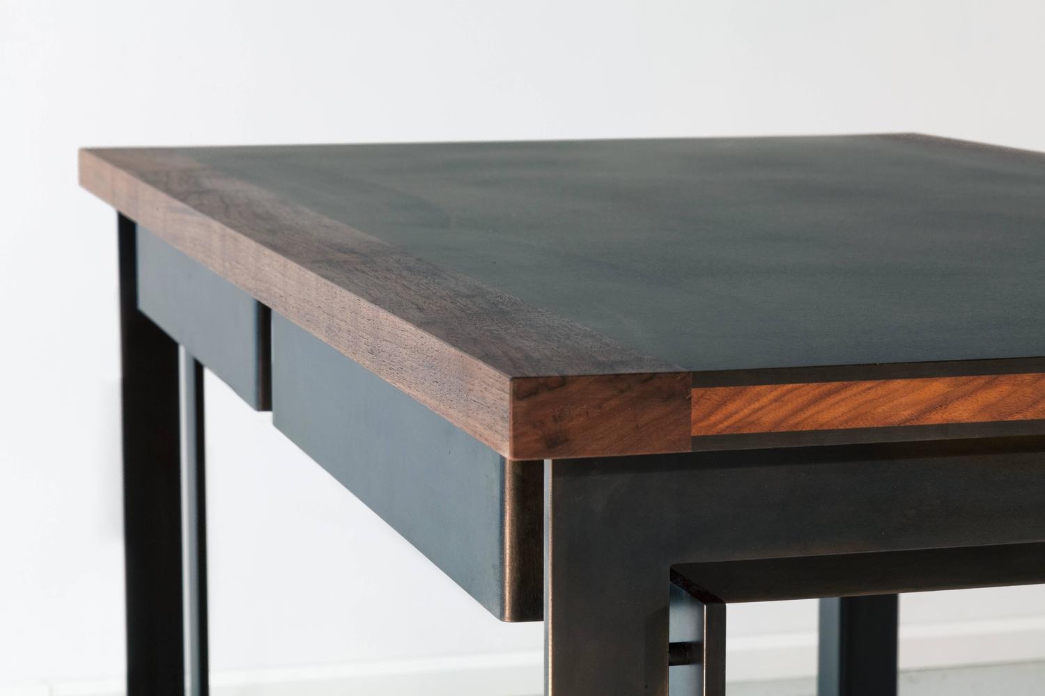 Penrose Desk in American Hardwood, Steel and Richlite® For Sale at 1stdibs