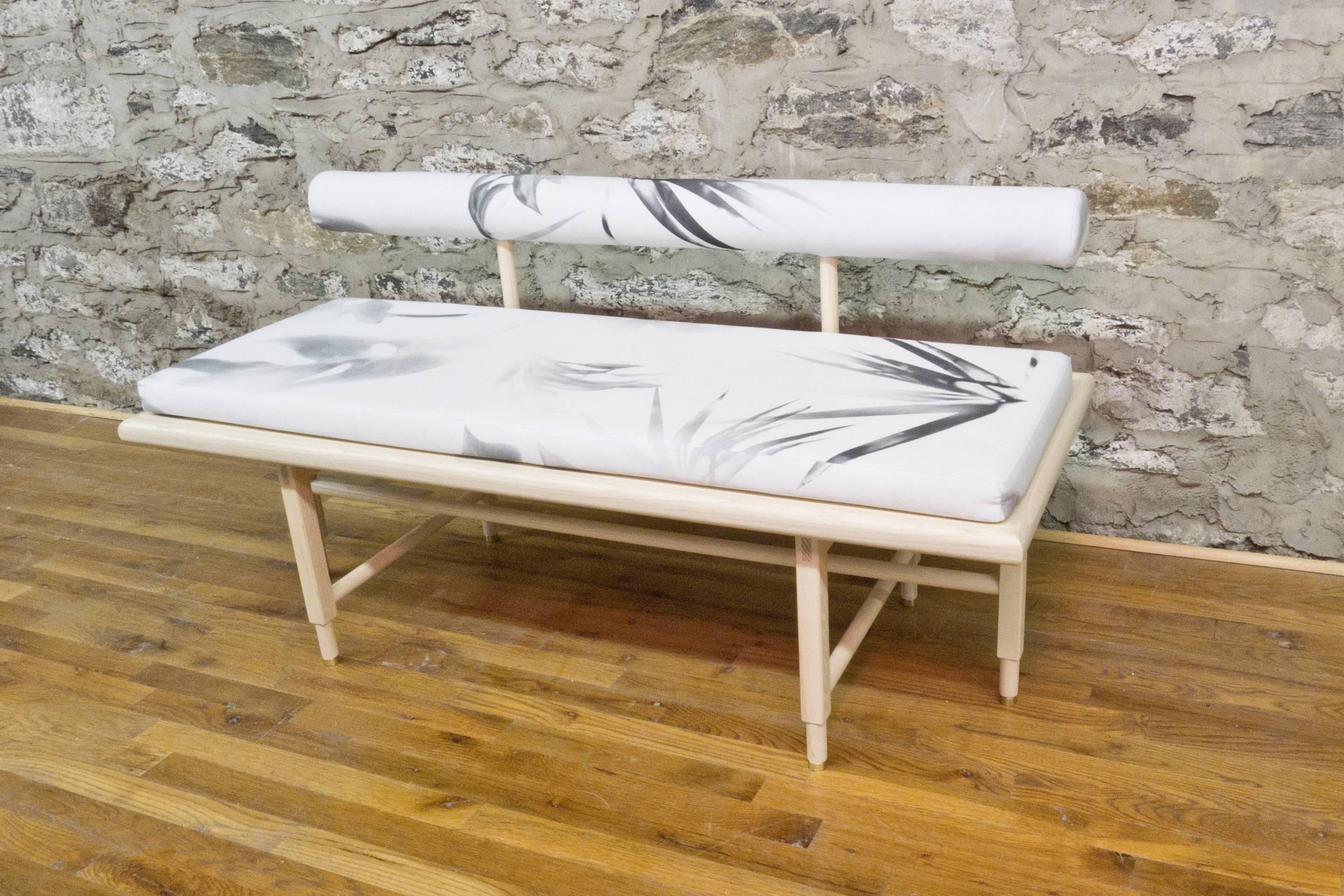 Modern St. Charles Bench, Tropical by Volk For Sale