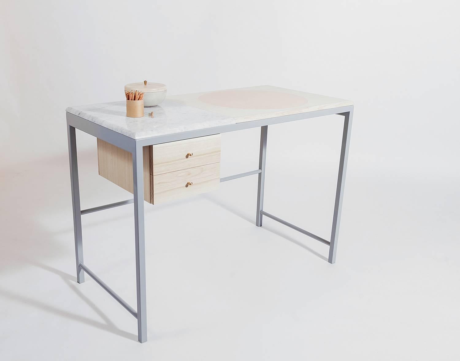 Turned St. Charles Desk by Volk For Sale