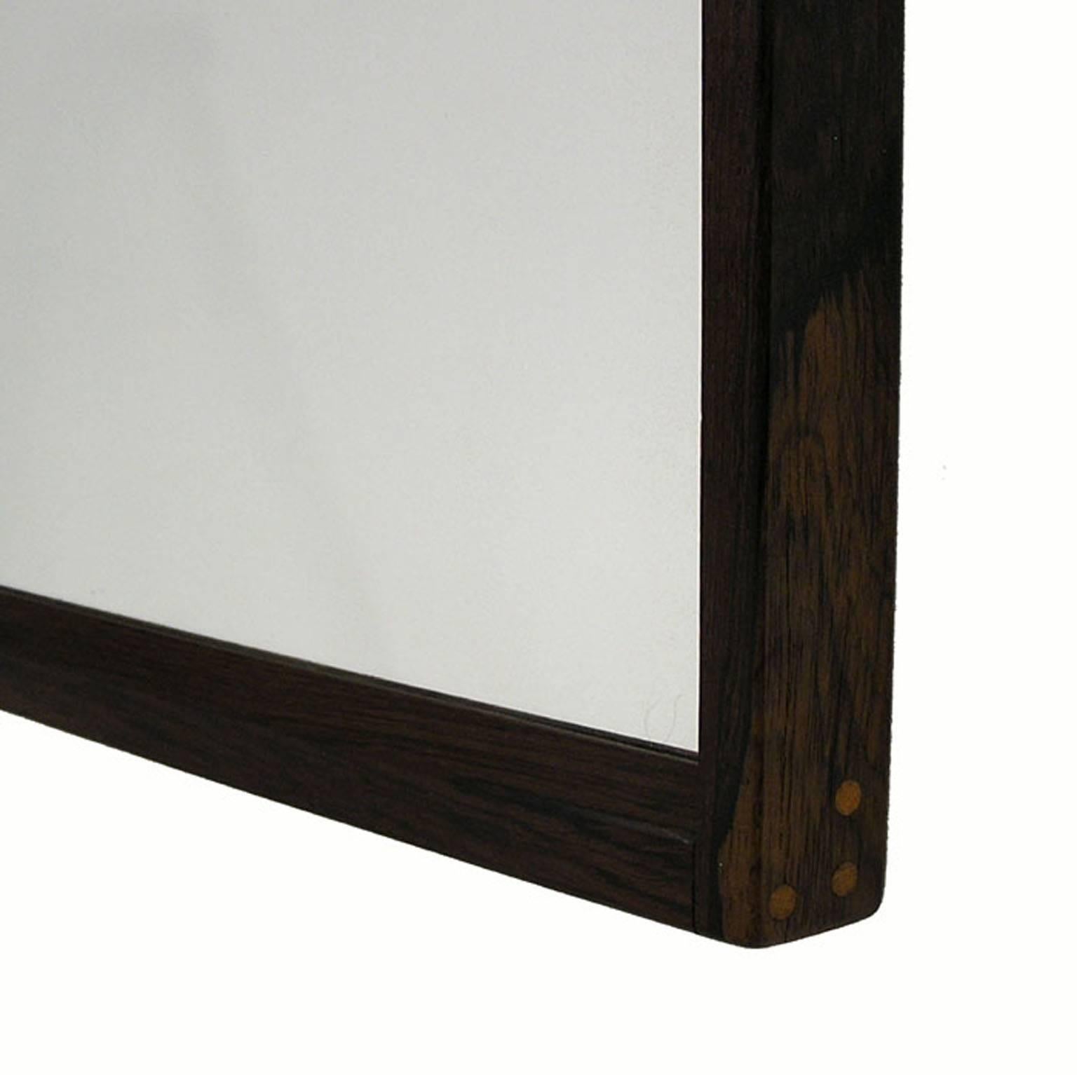 Rosewood Bench with Mirror by Kai Kristiansen, circa 1960s For Sale 1