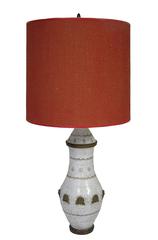 Pair of Mid-Century Modern Italian Pottery Lamps by Ugo Zaccagnini, circa 1950s