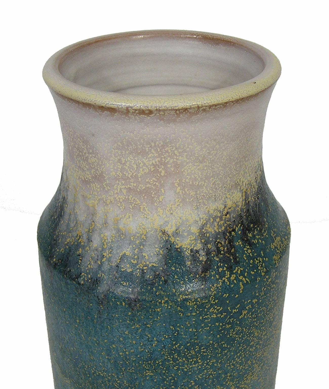 Italian 1970s Glazed Ceramic Vase by Marcello Fantoni, Italy