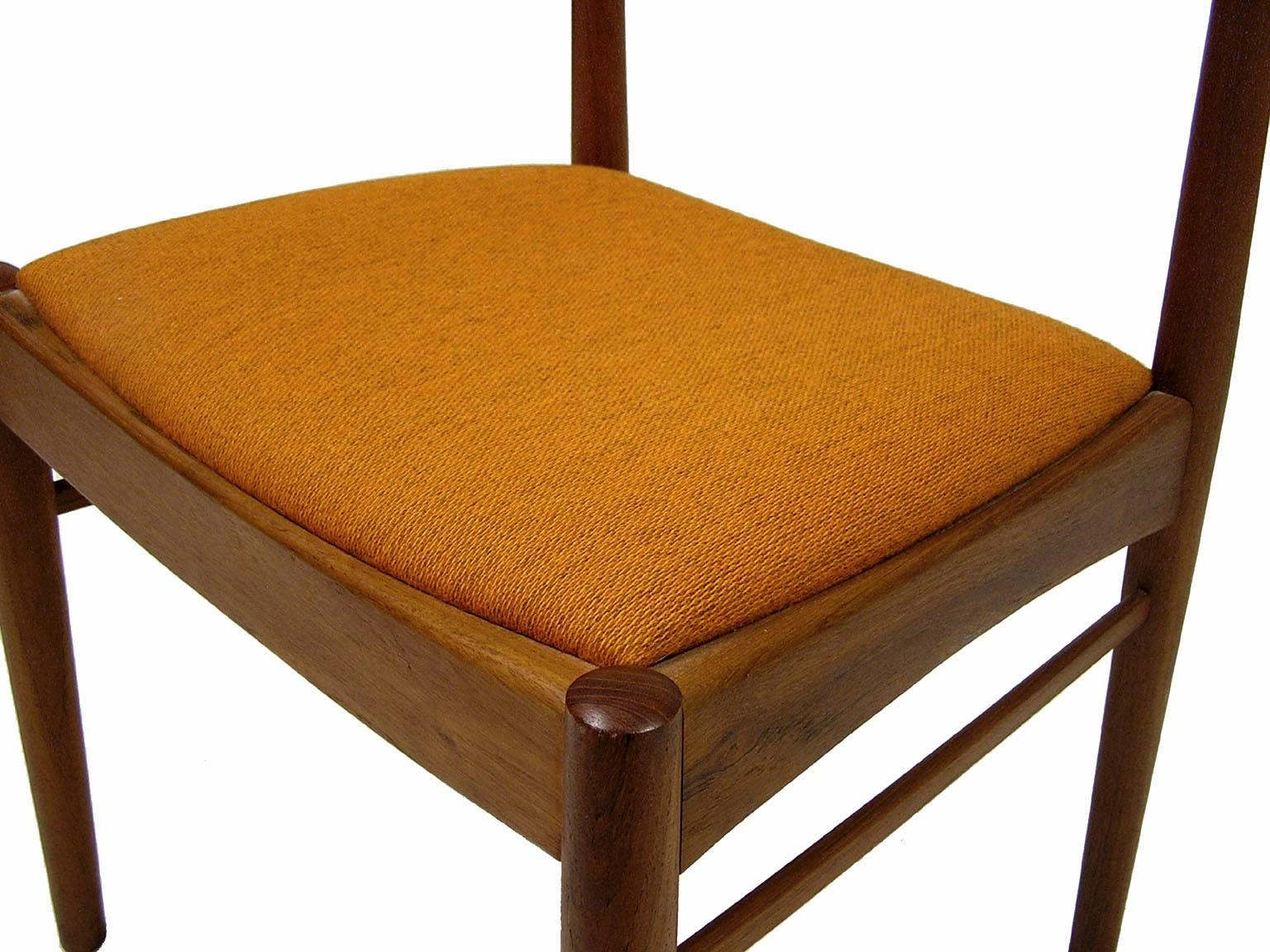 1960s Danish Teak Chairs by Kai Kristiansen, Pair 1