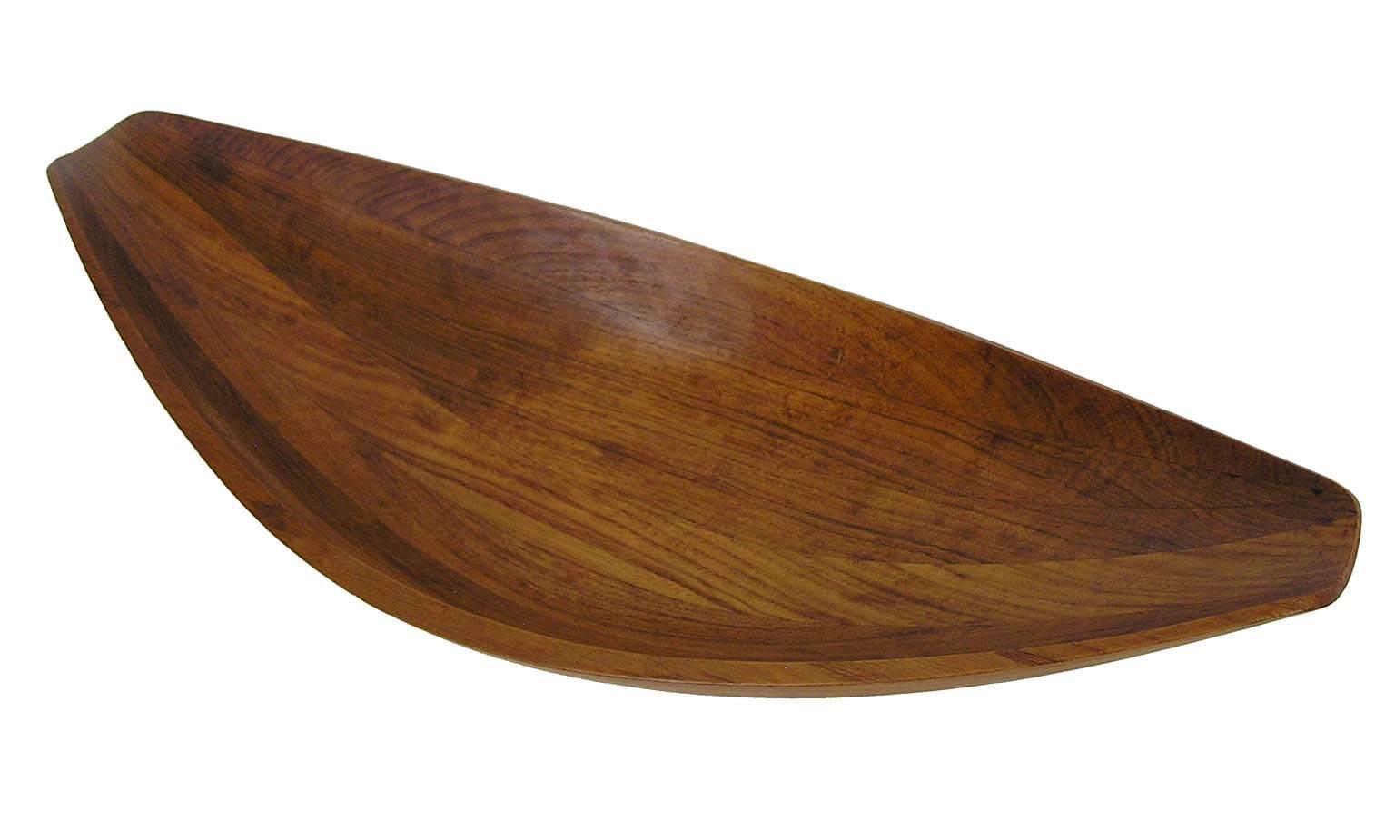 A beautiful staved teak bowl from the 1950s designed by Jens Quistgaard for Dansk of Denmark. Commonly referred to as the 