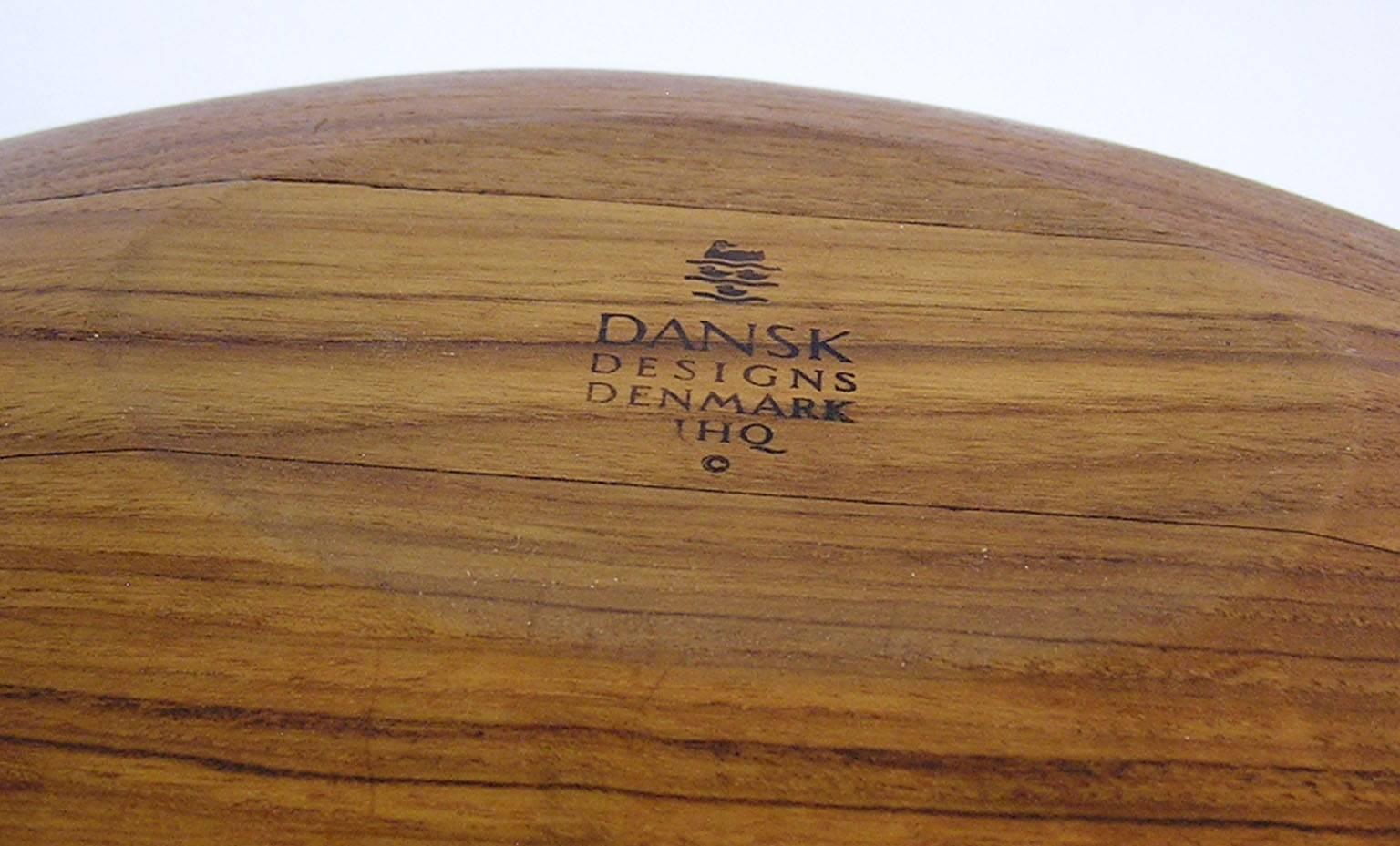 1950s Teak Dansk Canoe Bowl by Jens Quistgaard, Denmark For Sale 1