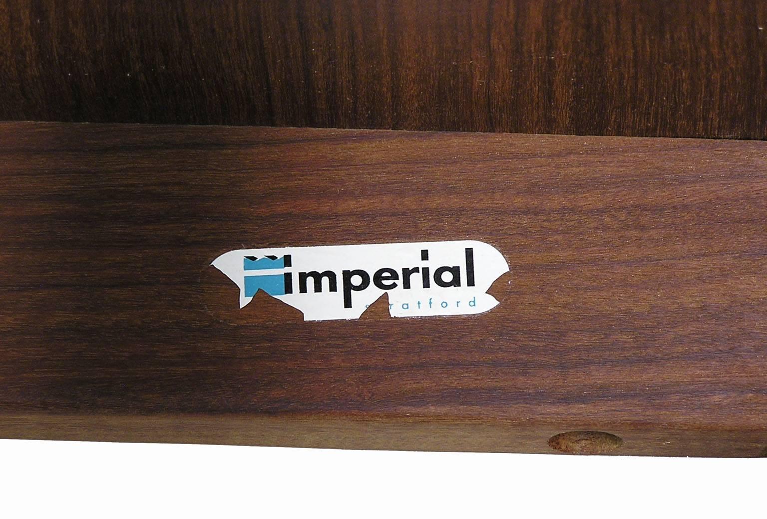 1960s Solid Teak Mid-Century Modern Coffee Table by Jan Kuypers In Excellent Condition In Winnipeg, Manitoba