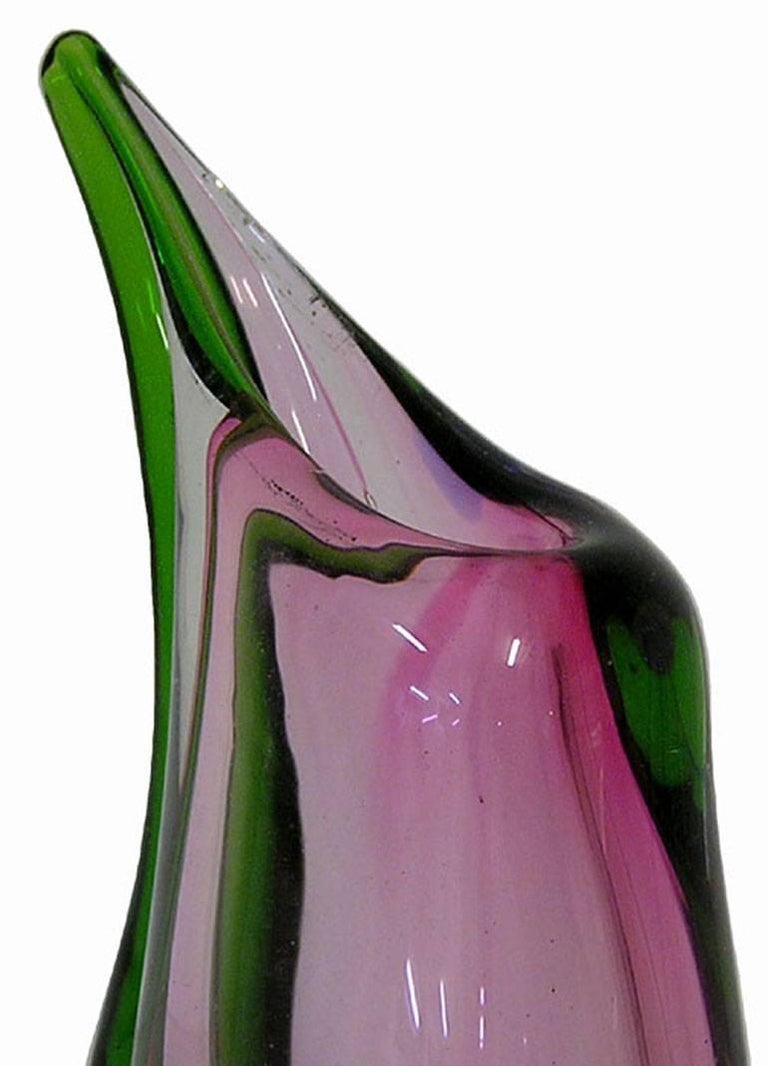 1960s Stretch-Lipped Art Glass Vase, Norway at 1stDibs - Decorative Glass Vases Norway