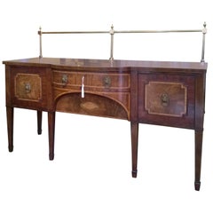 Geoge III Mahogany Breakfront Sideboard