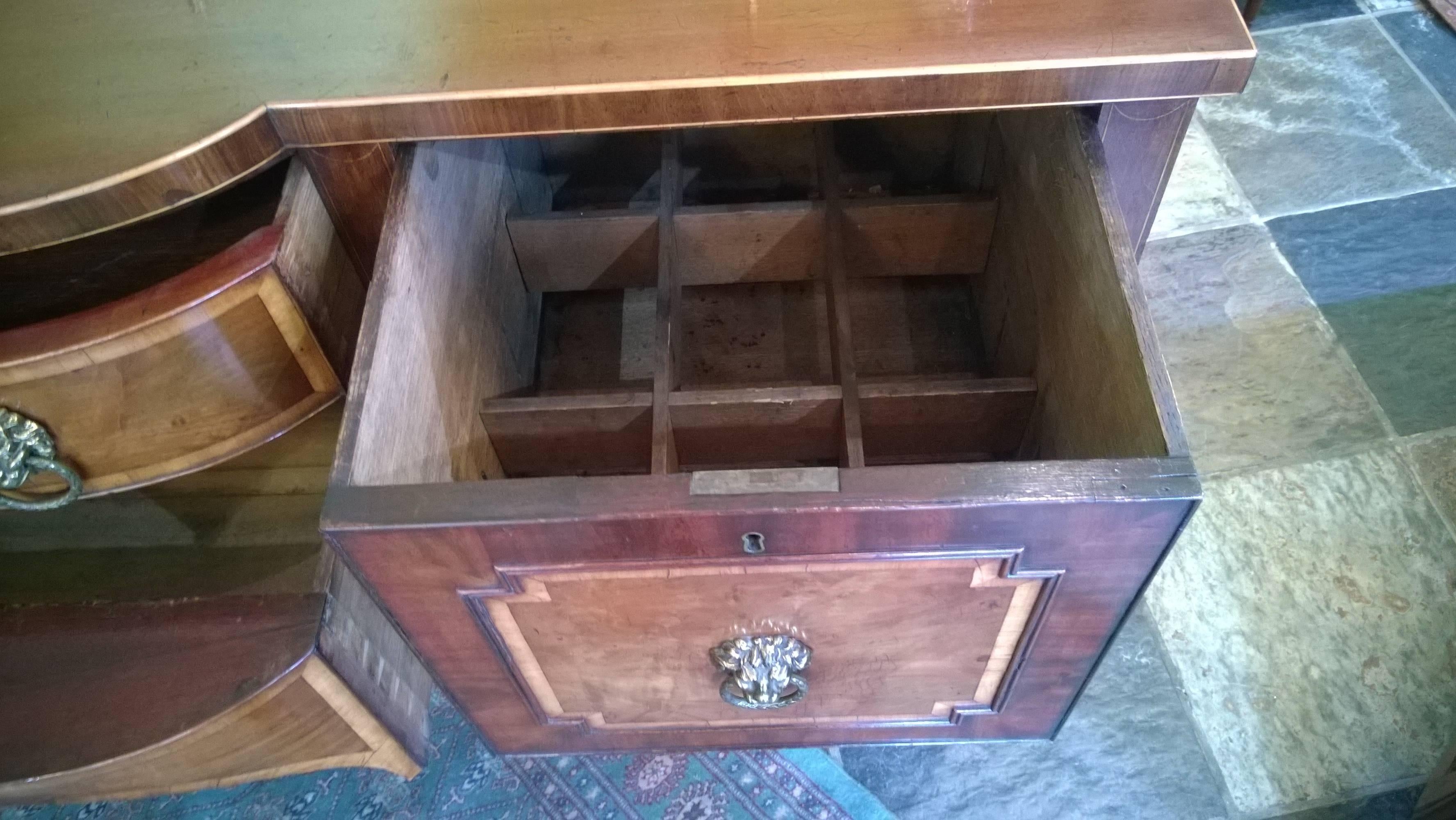 18th Century Geoge III Mahogany Breakfront Sideboard