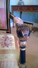 Pair of Regency Period Ebonized Salon Chairs