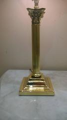 Pair of Edwardian Brass Table Lamps