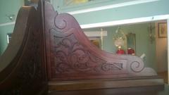 Edwardian Mahogany Corner Cupboard on Stand